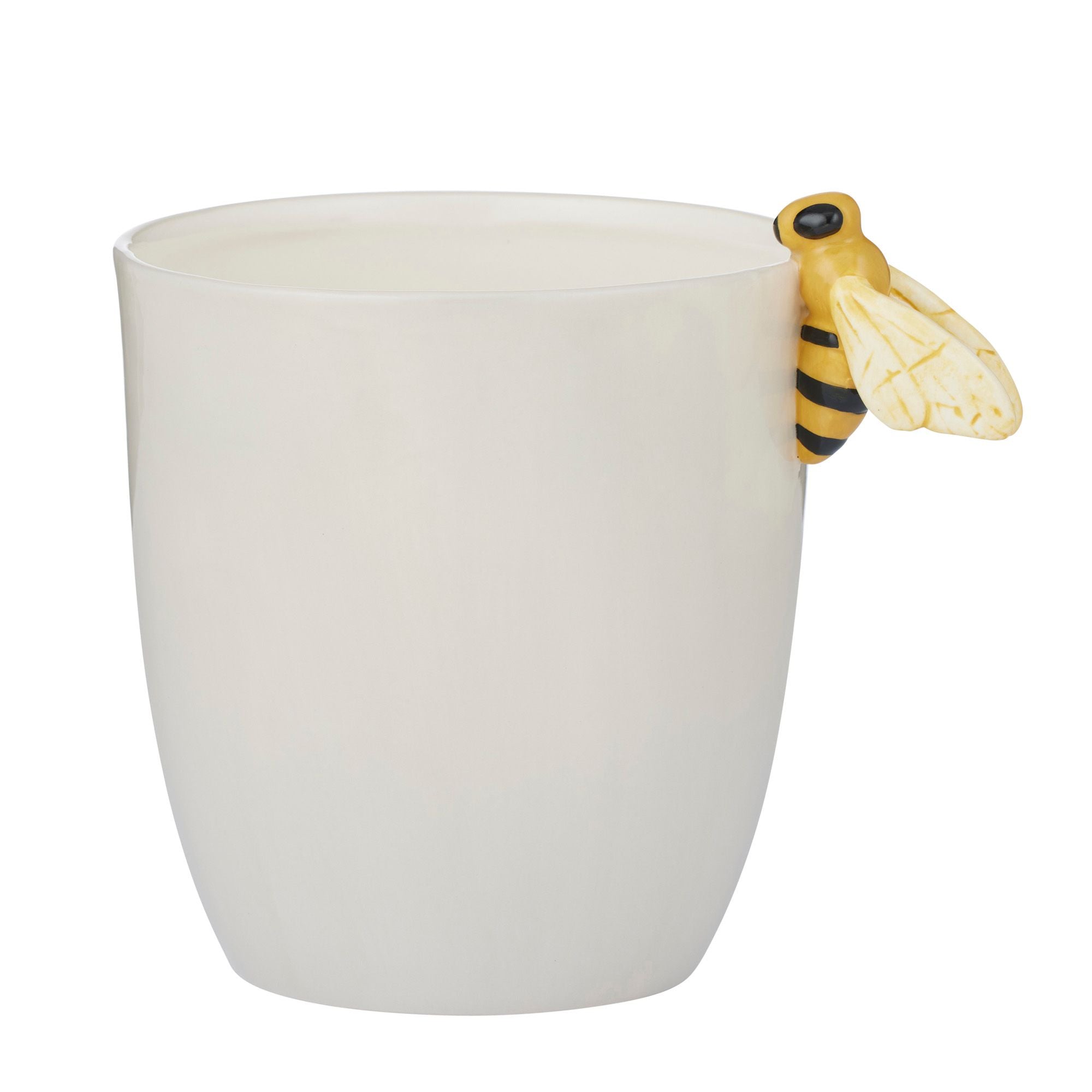 Life Botanic Queenie Ceramic Pot Ivory/Yellow