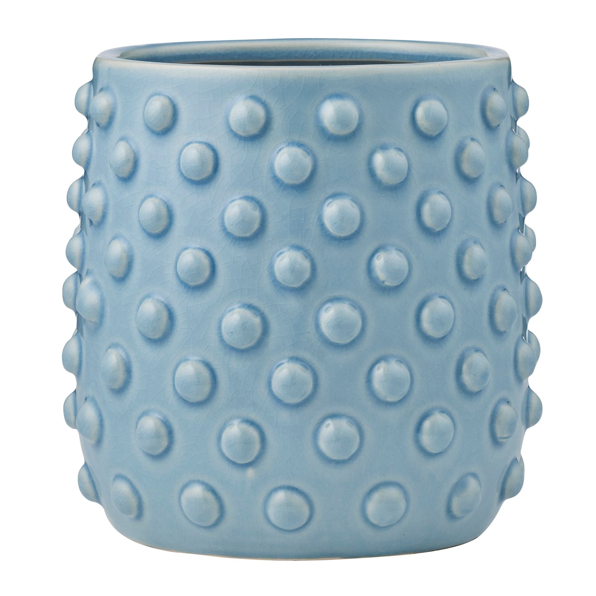 Coast To Coast Loch Ceramic Pot 25x25cm Pale Steel