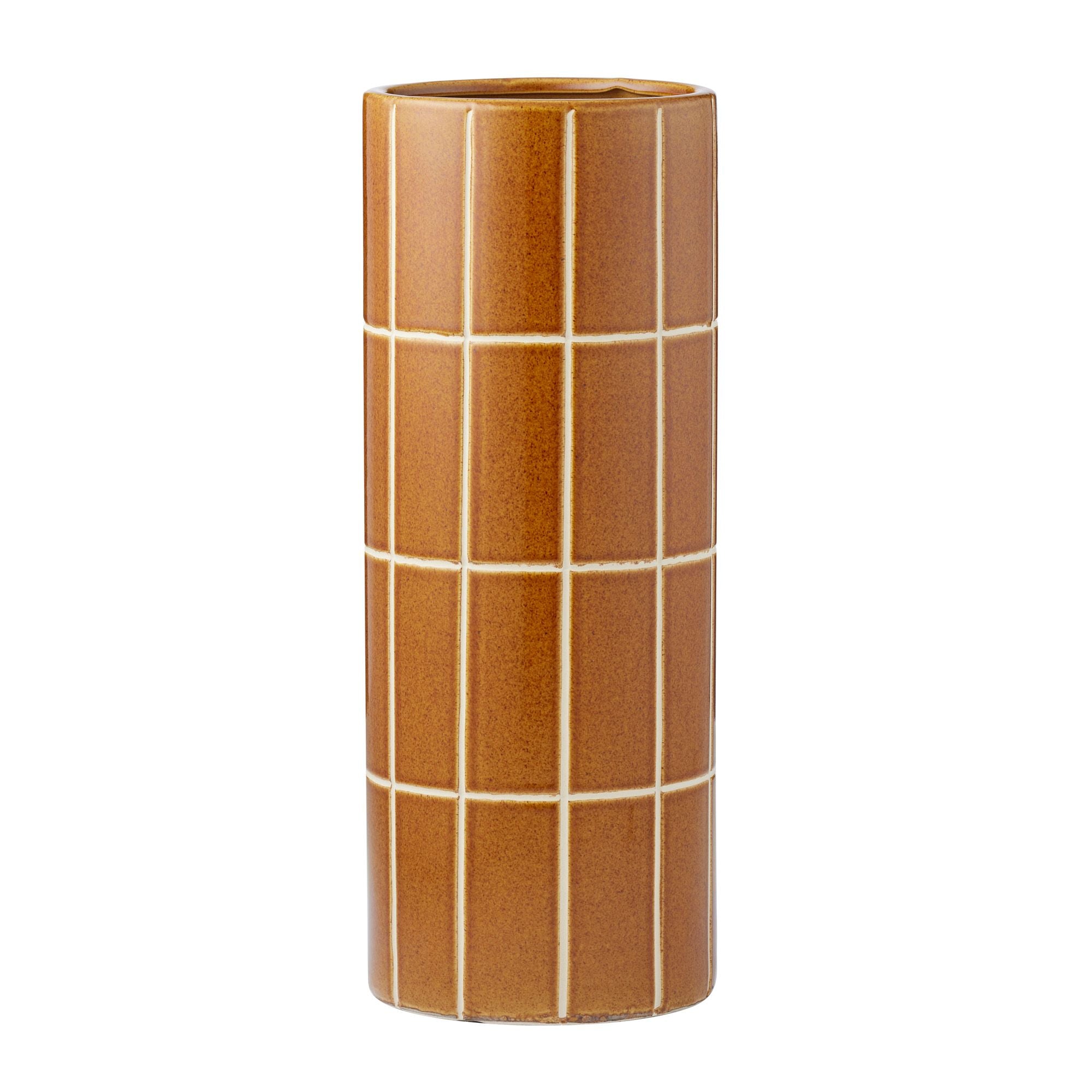 Coast To Coast Boyd Ceramic Tile Vase Tan