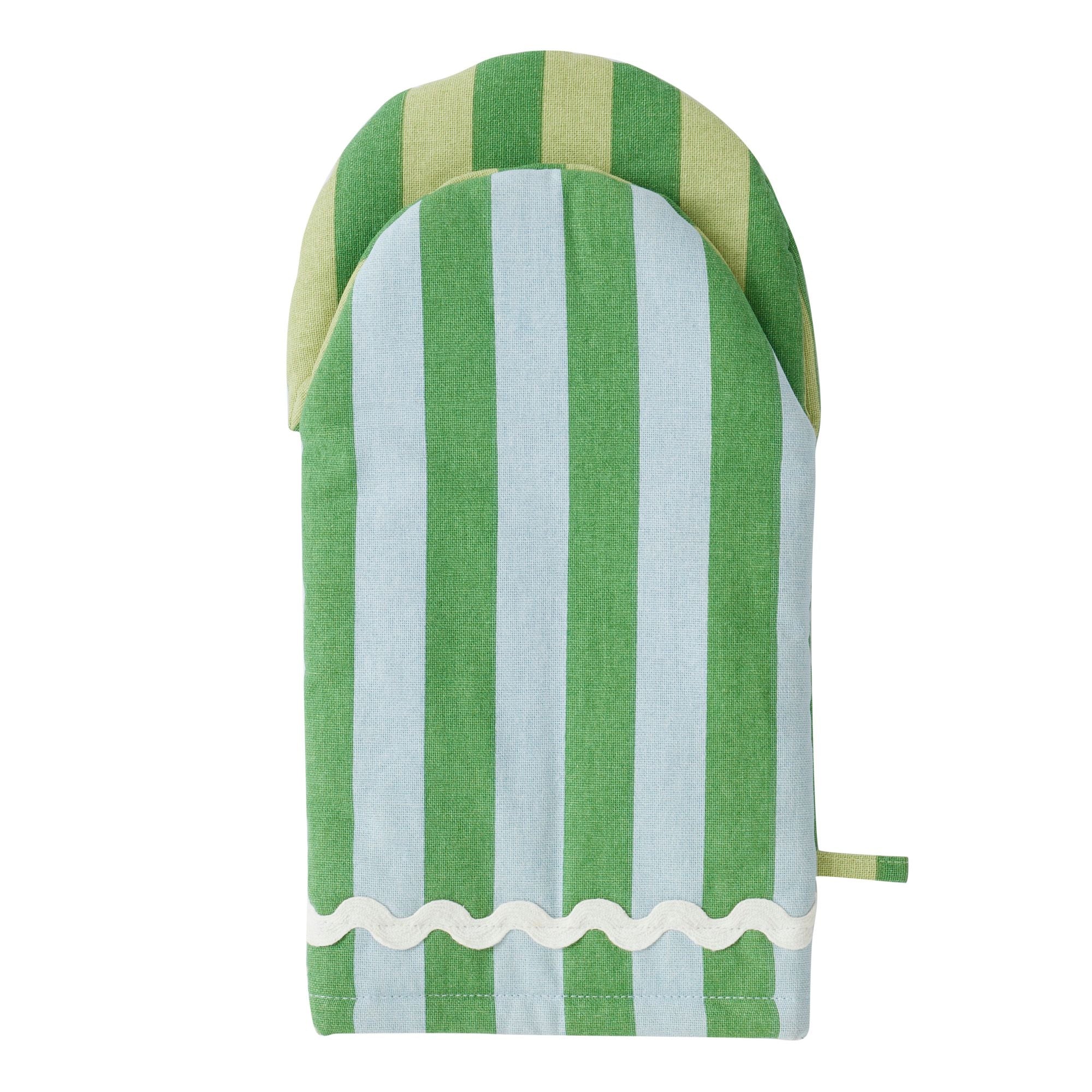 Assemble Carnivale Cotton Oven Glove Green