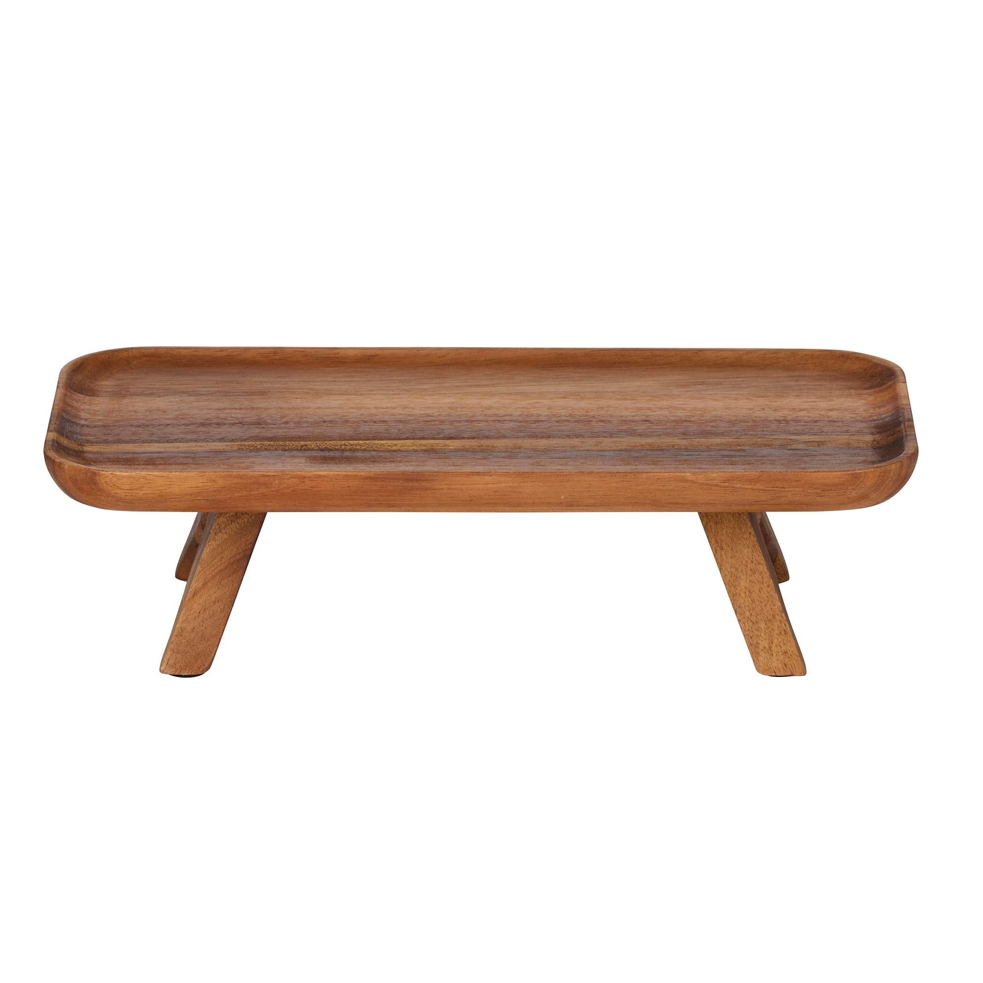 Assemble Gusto Wood Rectangle Stand Natural