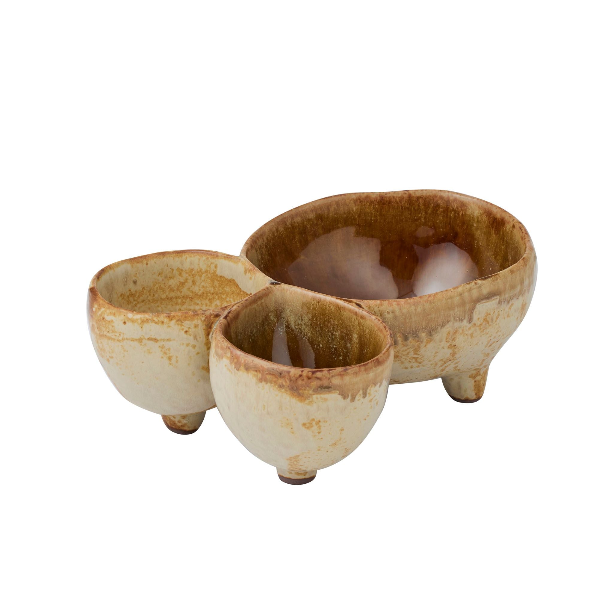 Assemble Mia Ceramic Dish 21x16x7.5cm Toffee
