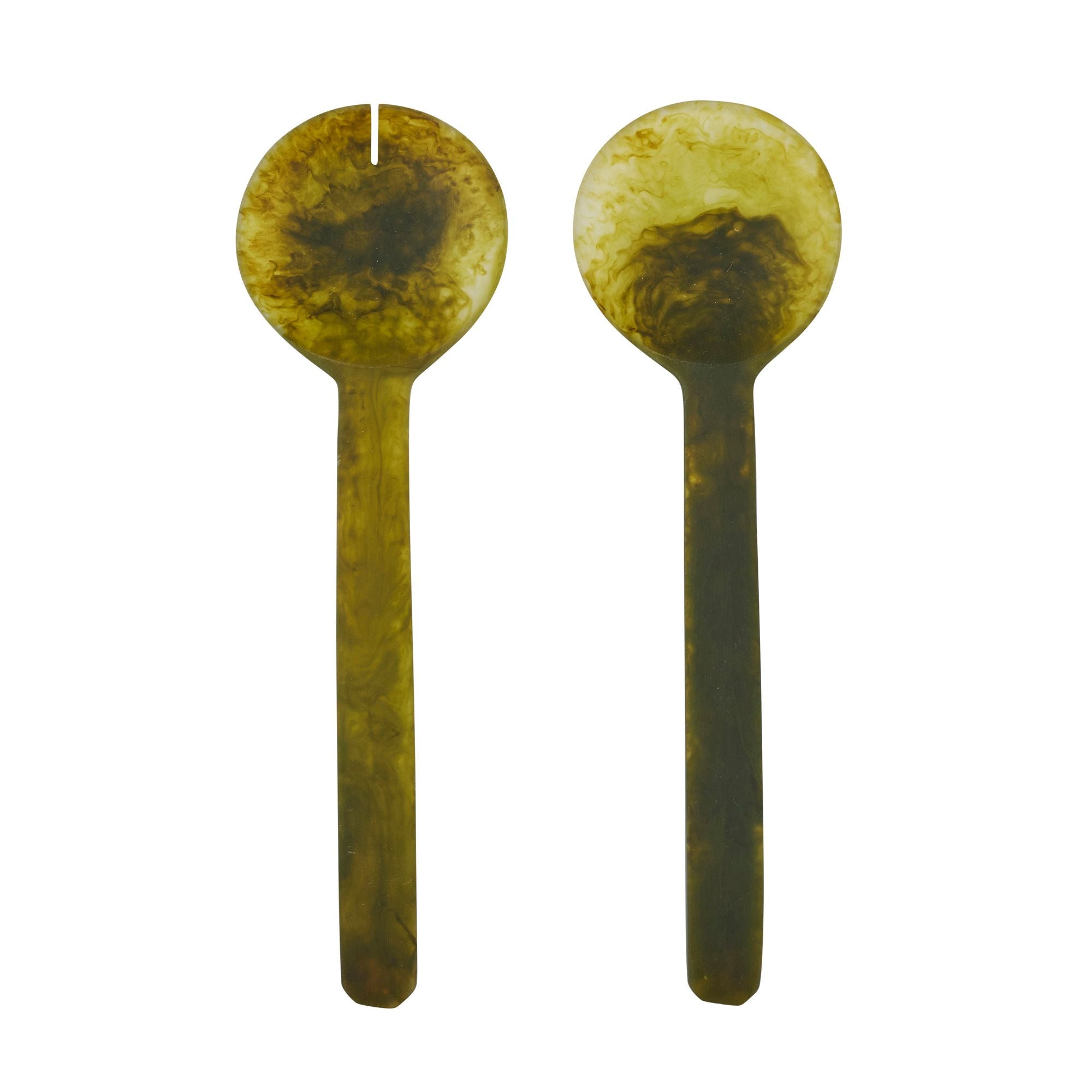 Assemble Kip Set of 2 Resin Salad Server Pesto