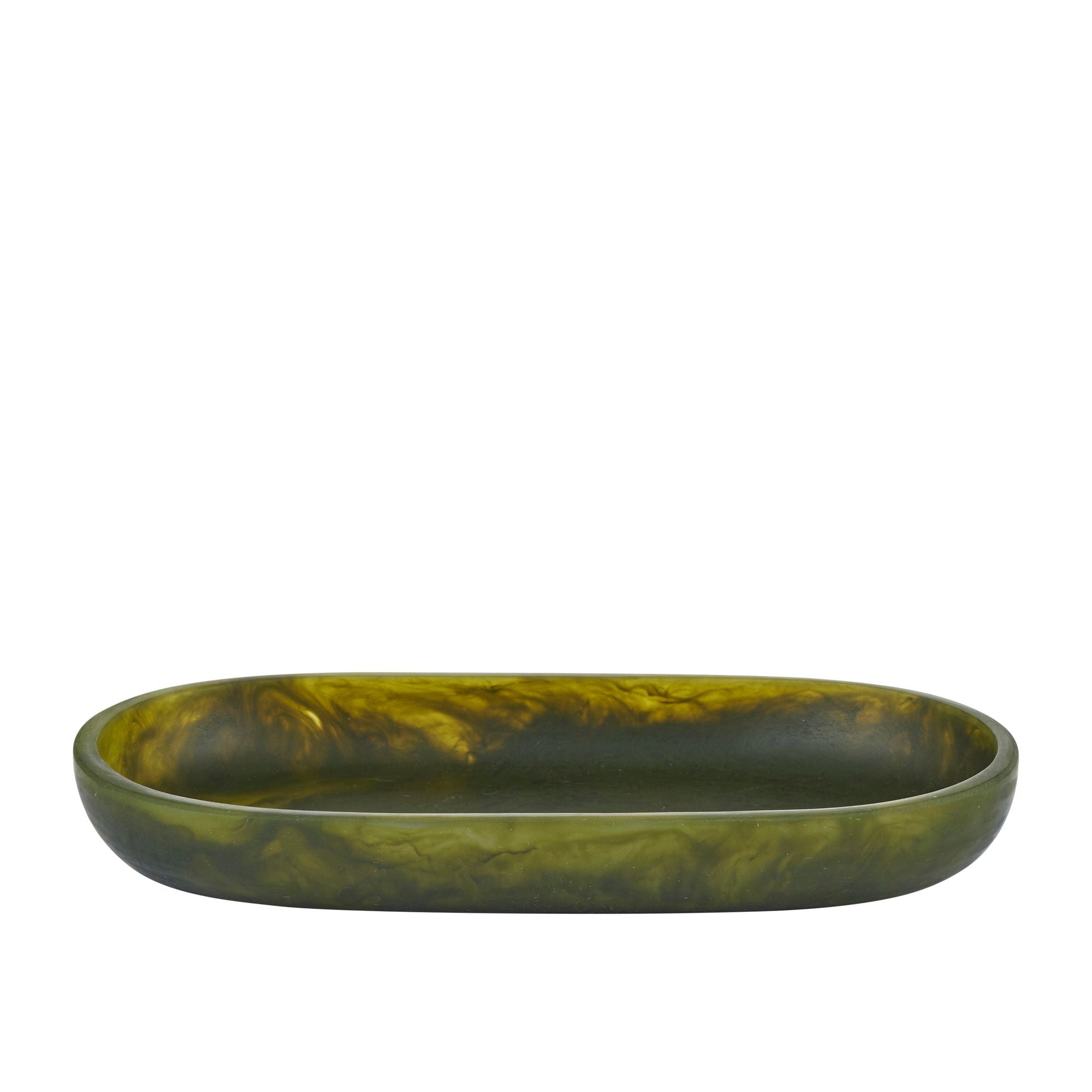 Assemble Kip Resin Oval Tray Pesto