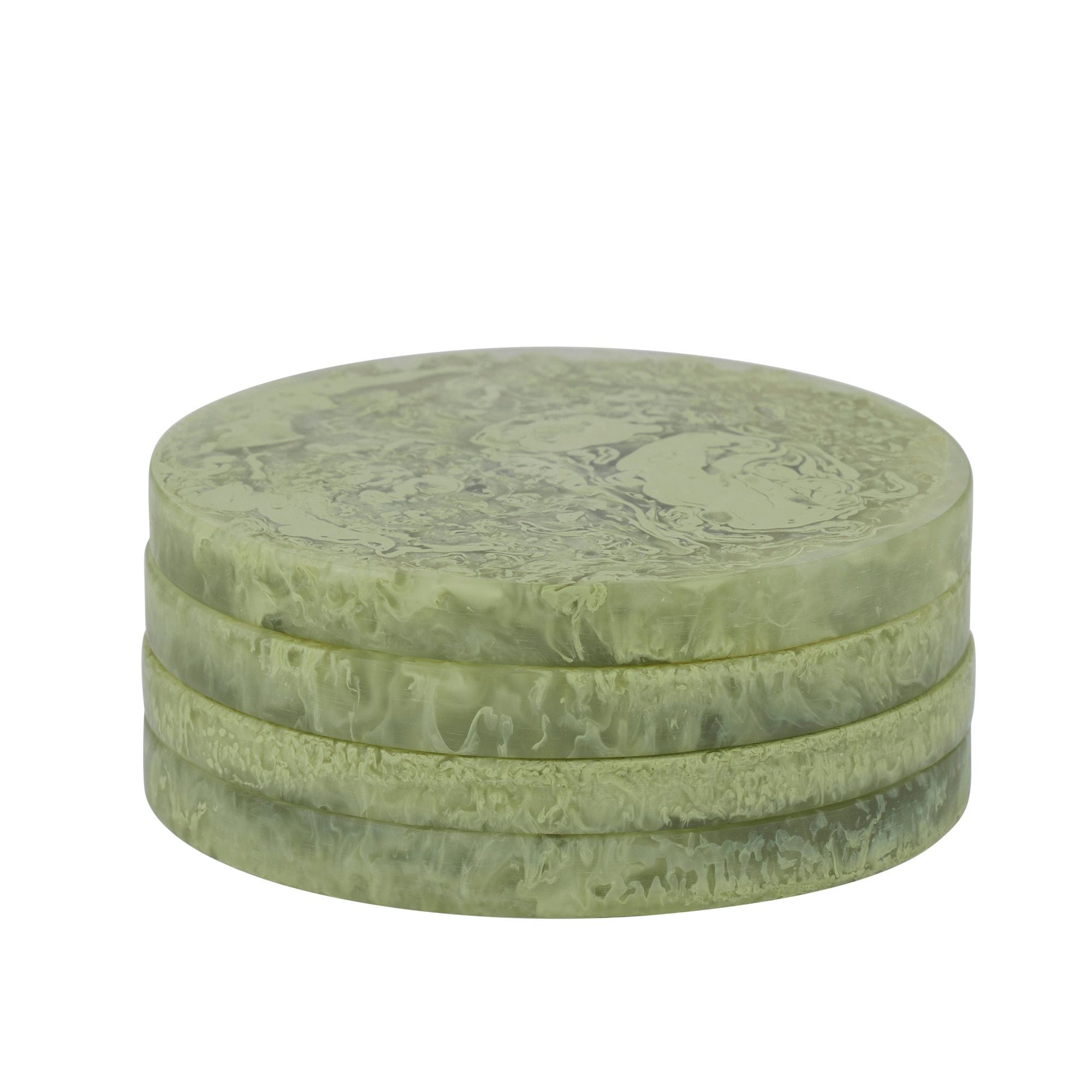 Assemble Kip Set of 4 Resin Coasters Pistachio