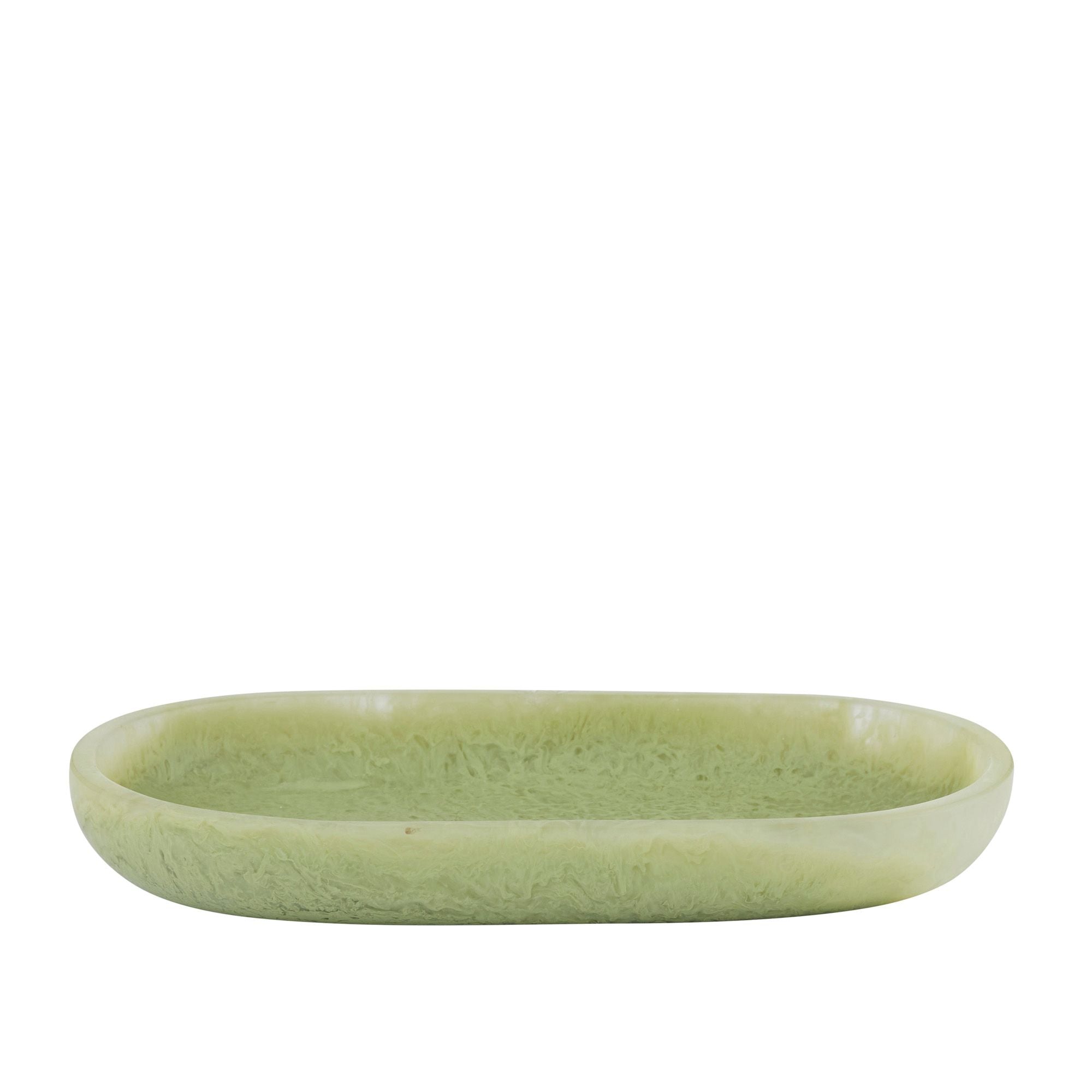 Assemble Kip Resin Oval Tray Pistachio