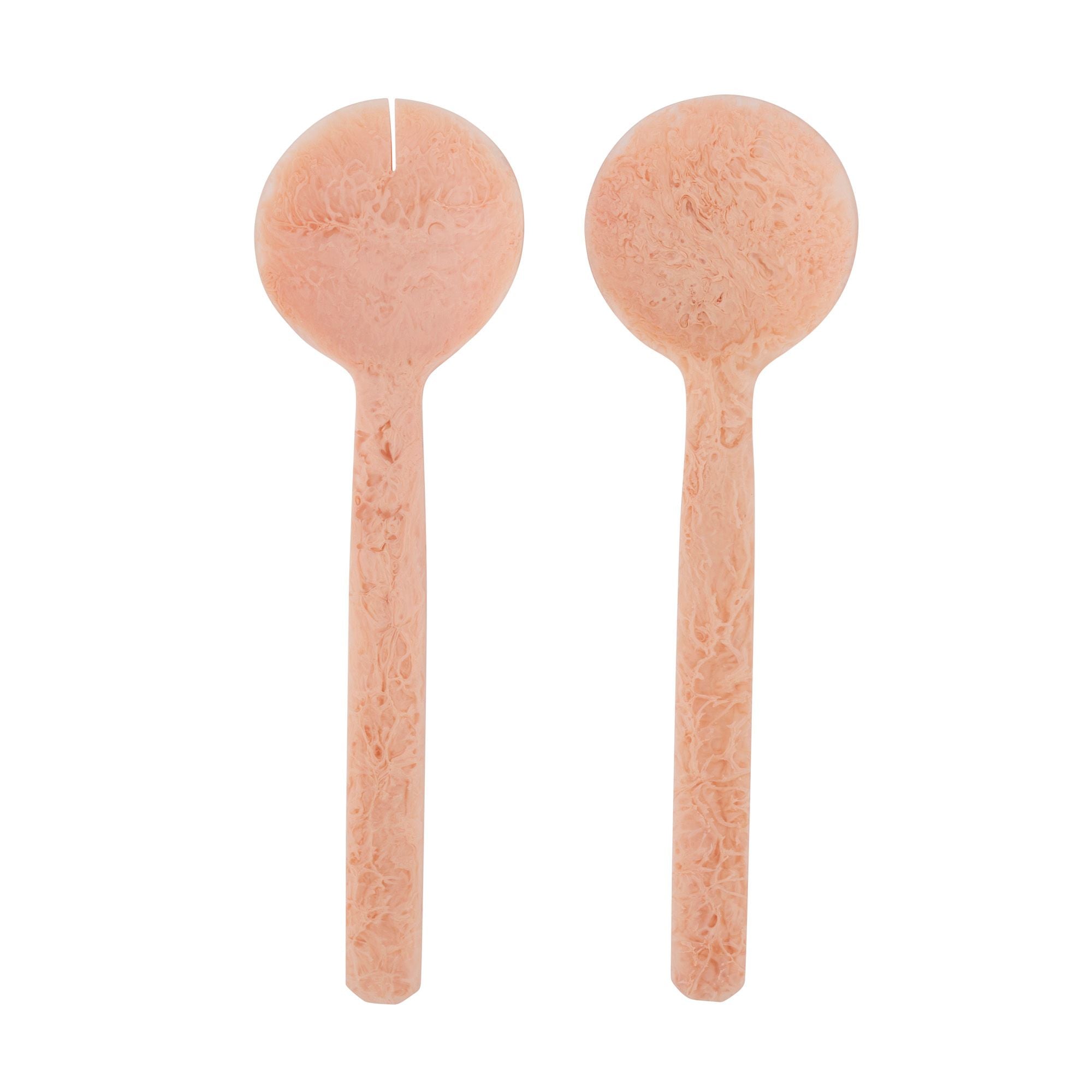Assemble Kip Set of 2 Resin Salad Server Peach