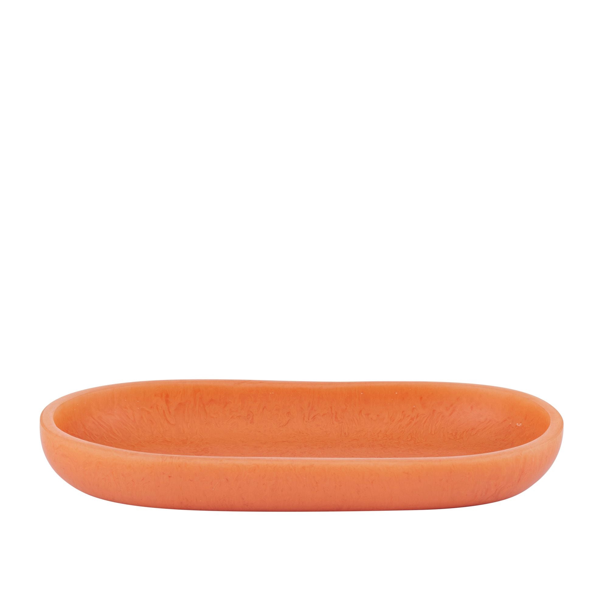 Assemble Kip Resin Oval Tray Papaya