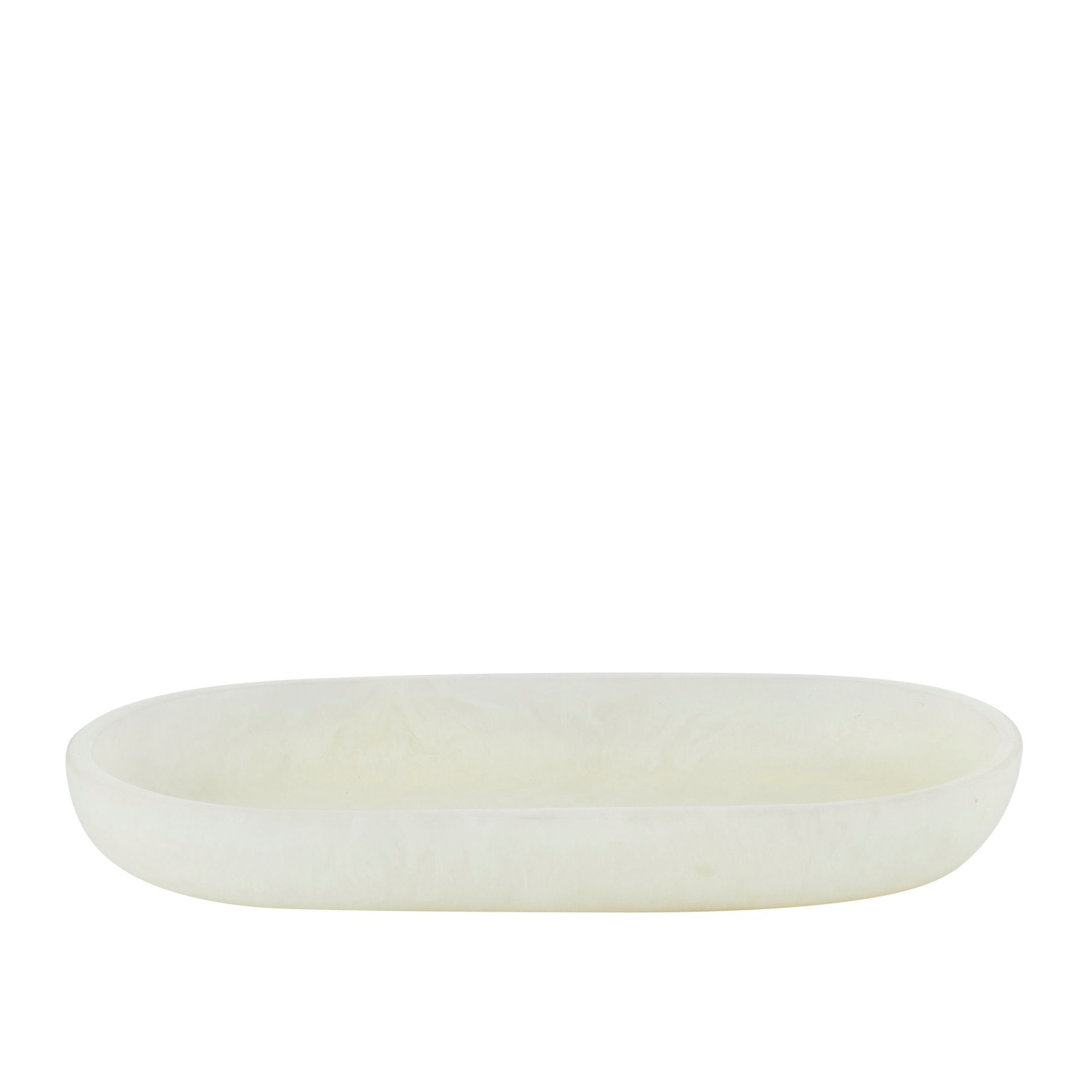 Assemble Kip Resin Oval Tray Ivory