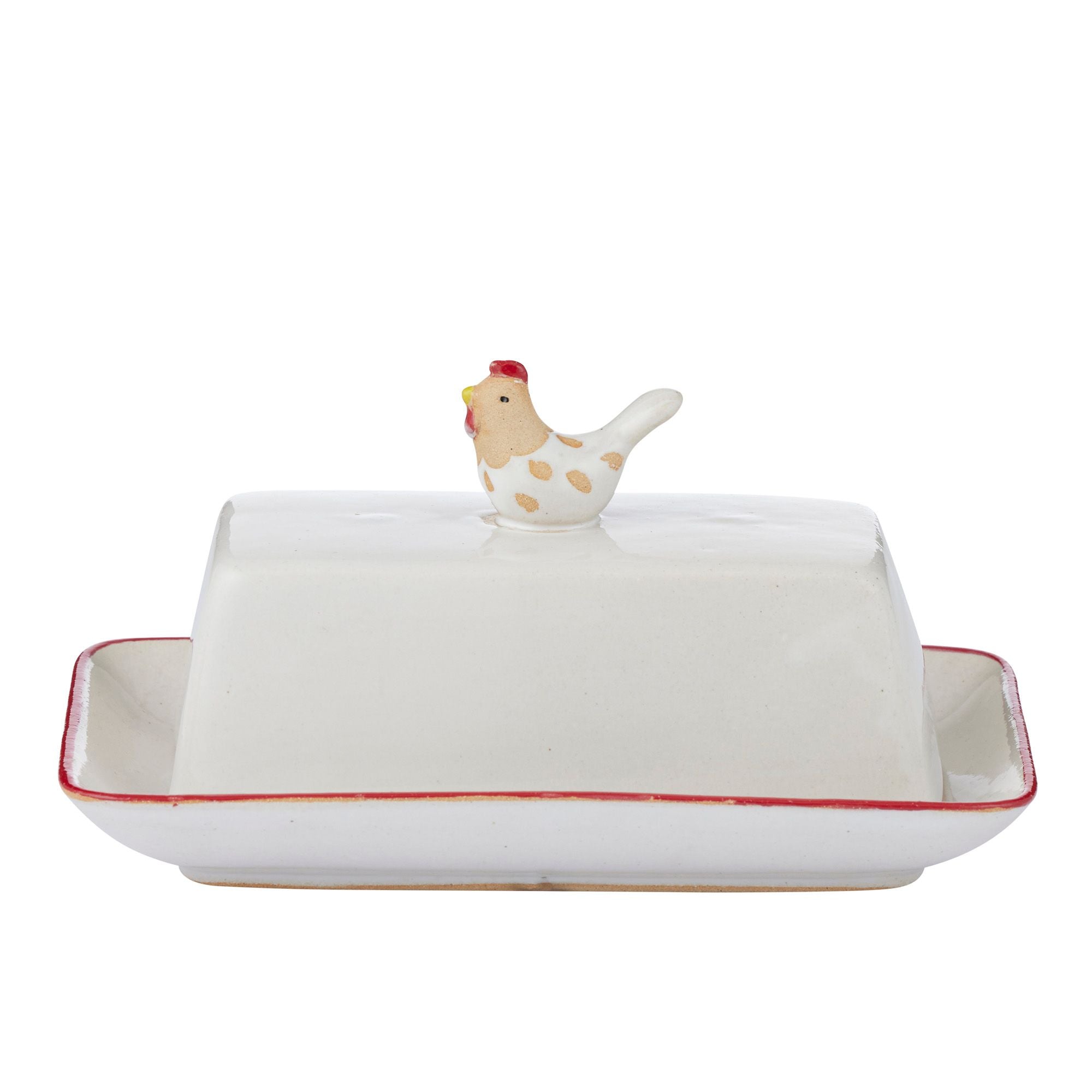 Assemble Charlie Chook Ceramic Butter Dish