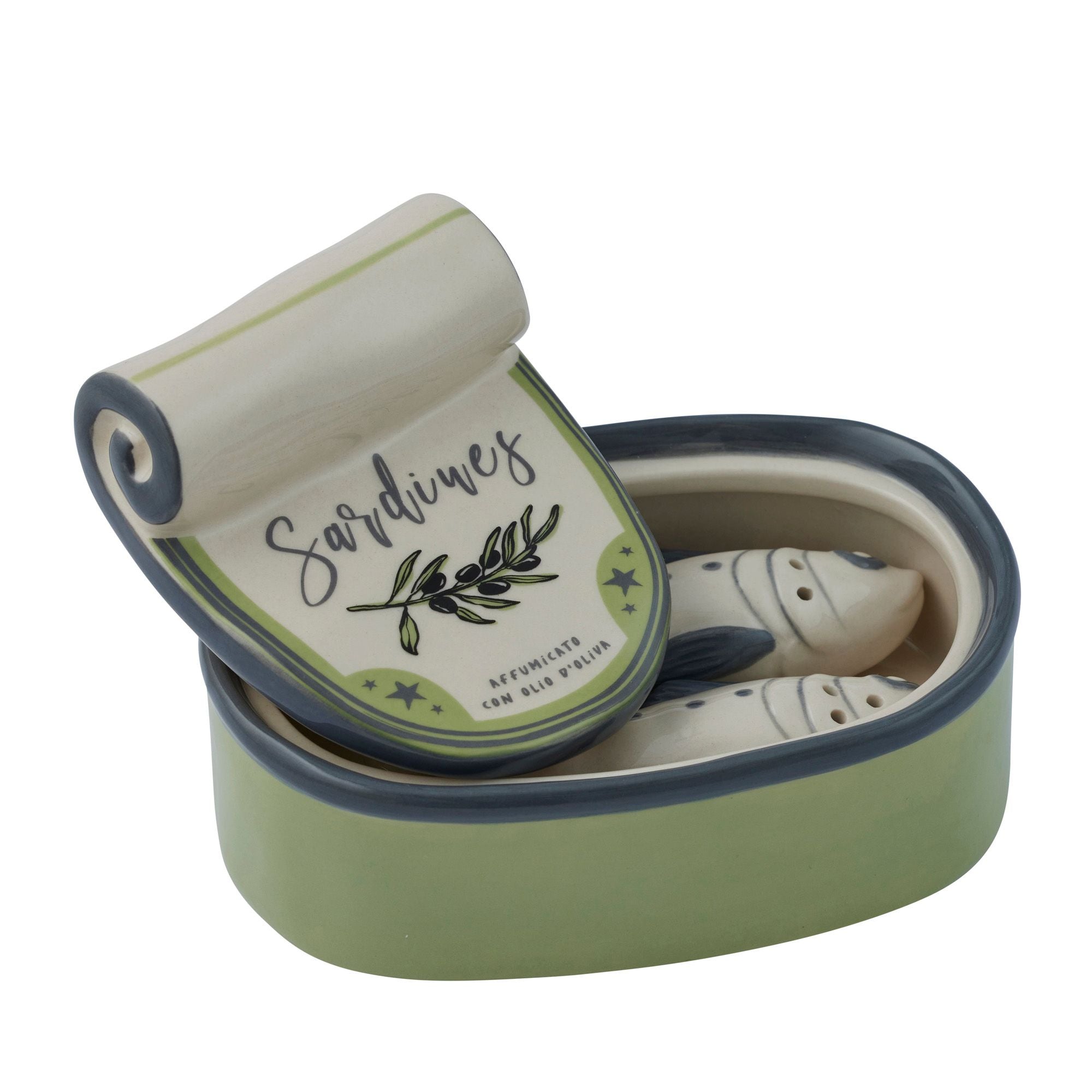 Assemble Sardina 3pc Ceramic S&P Set