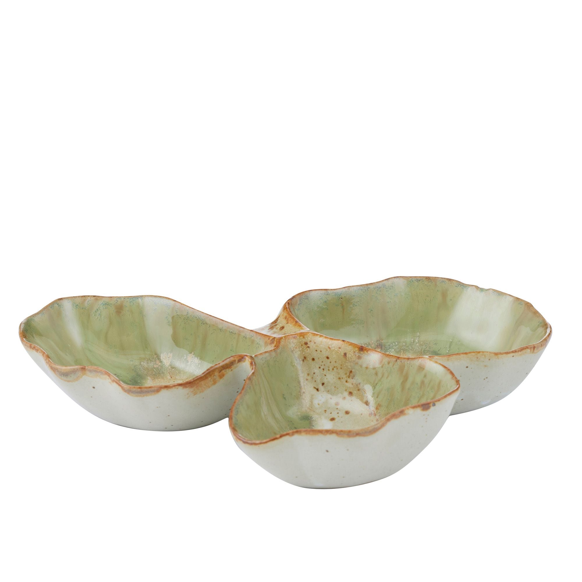 Assemble Ciotola Ceramic Dish 20.5x16.5x4.5cm Green
