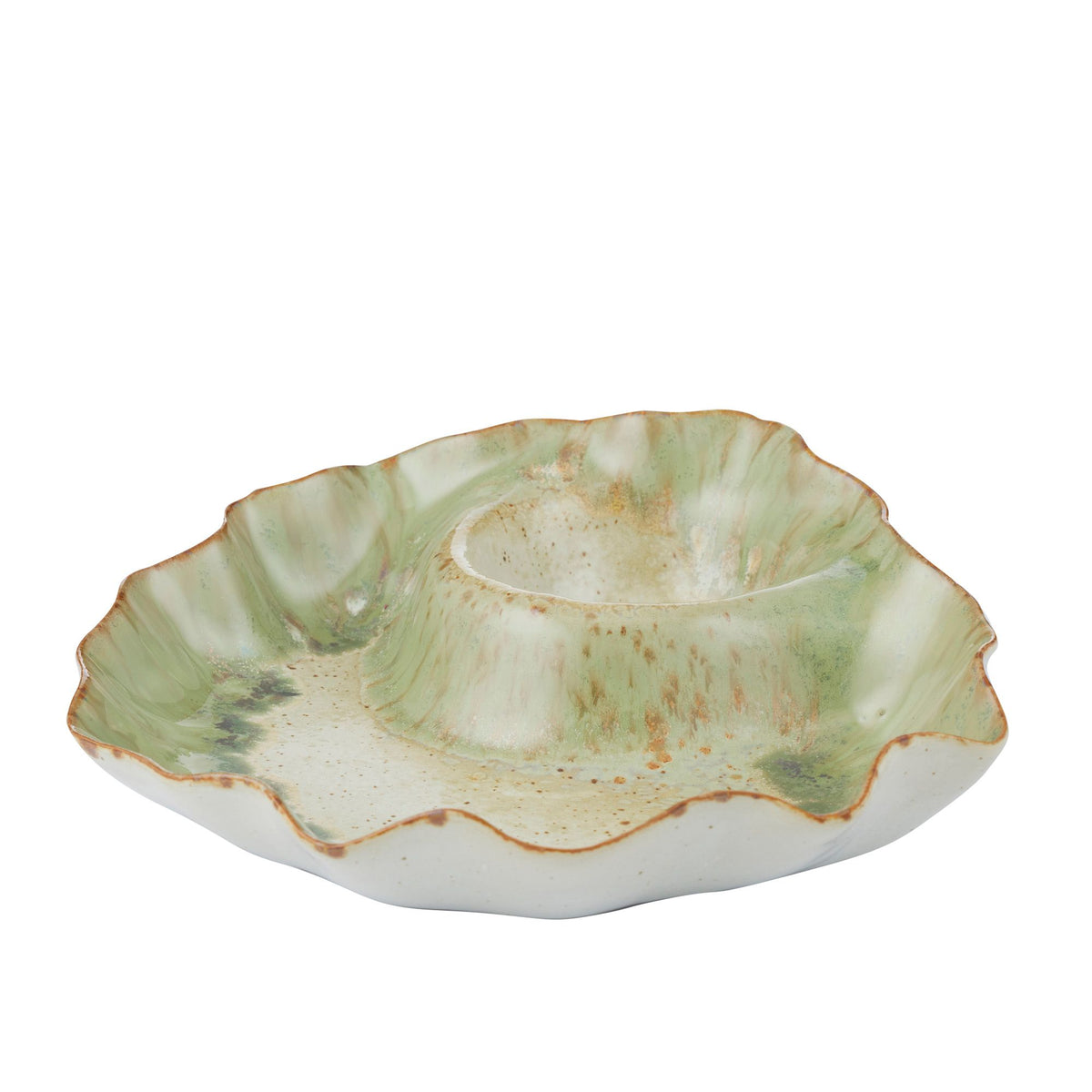 Assemble Ciotola Ceramic Dish 26.5x24x5.5cm Green