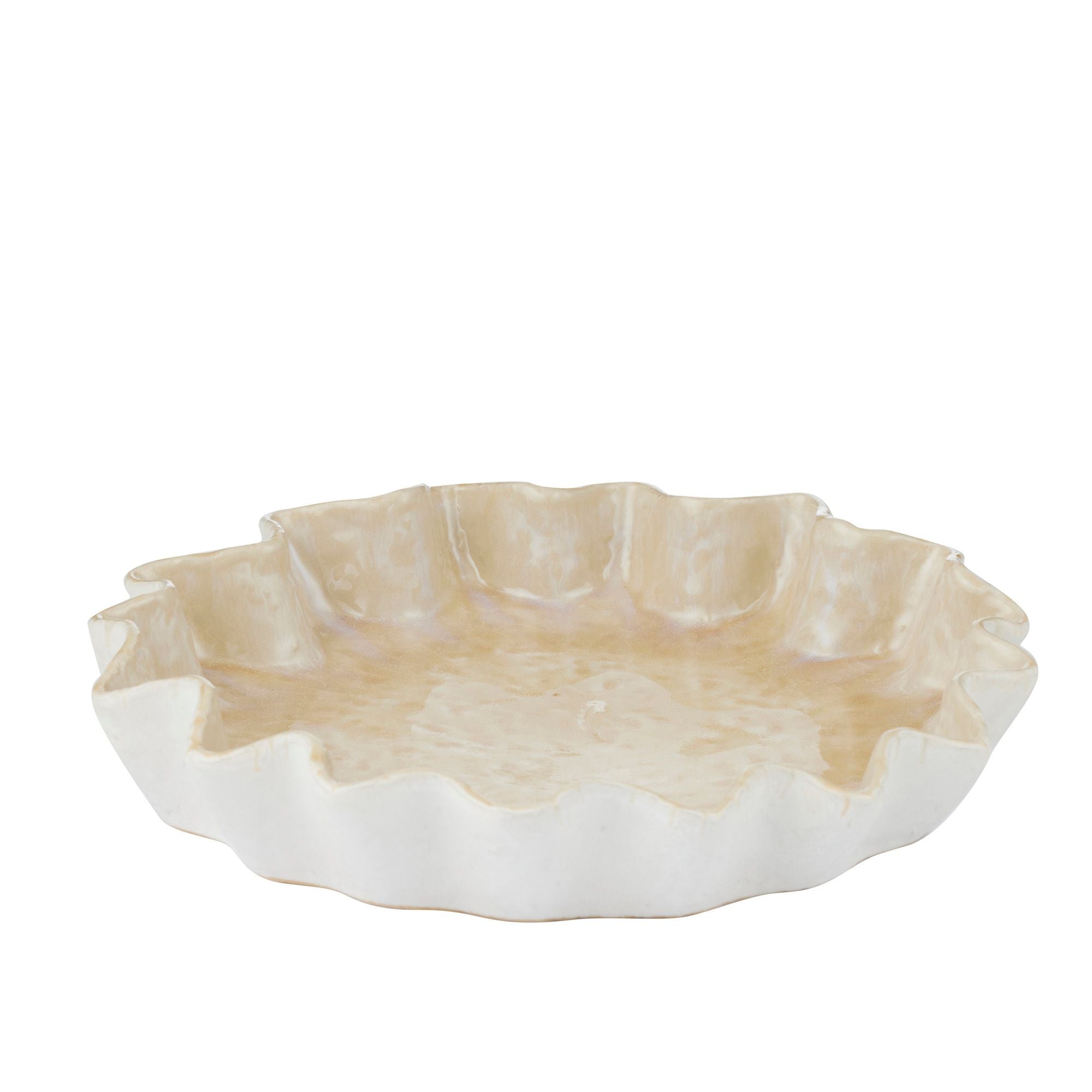 Assemble Urna Ceramic Dish 30x30x3.5cm Butter