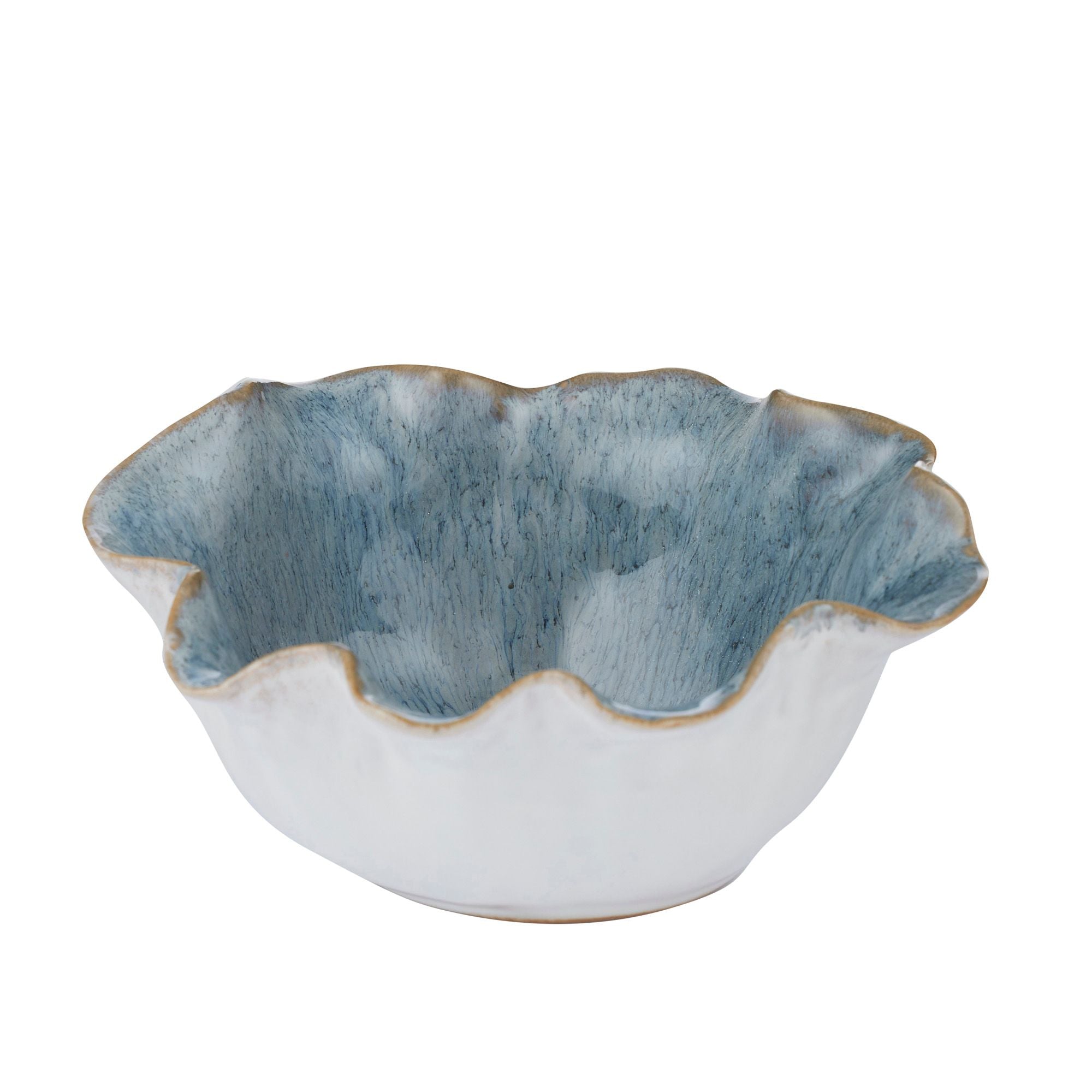 Assemble Costera Ceramic Bowl 15x14.5x7cm Steel Blue