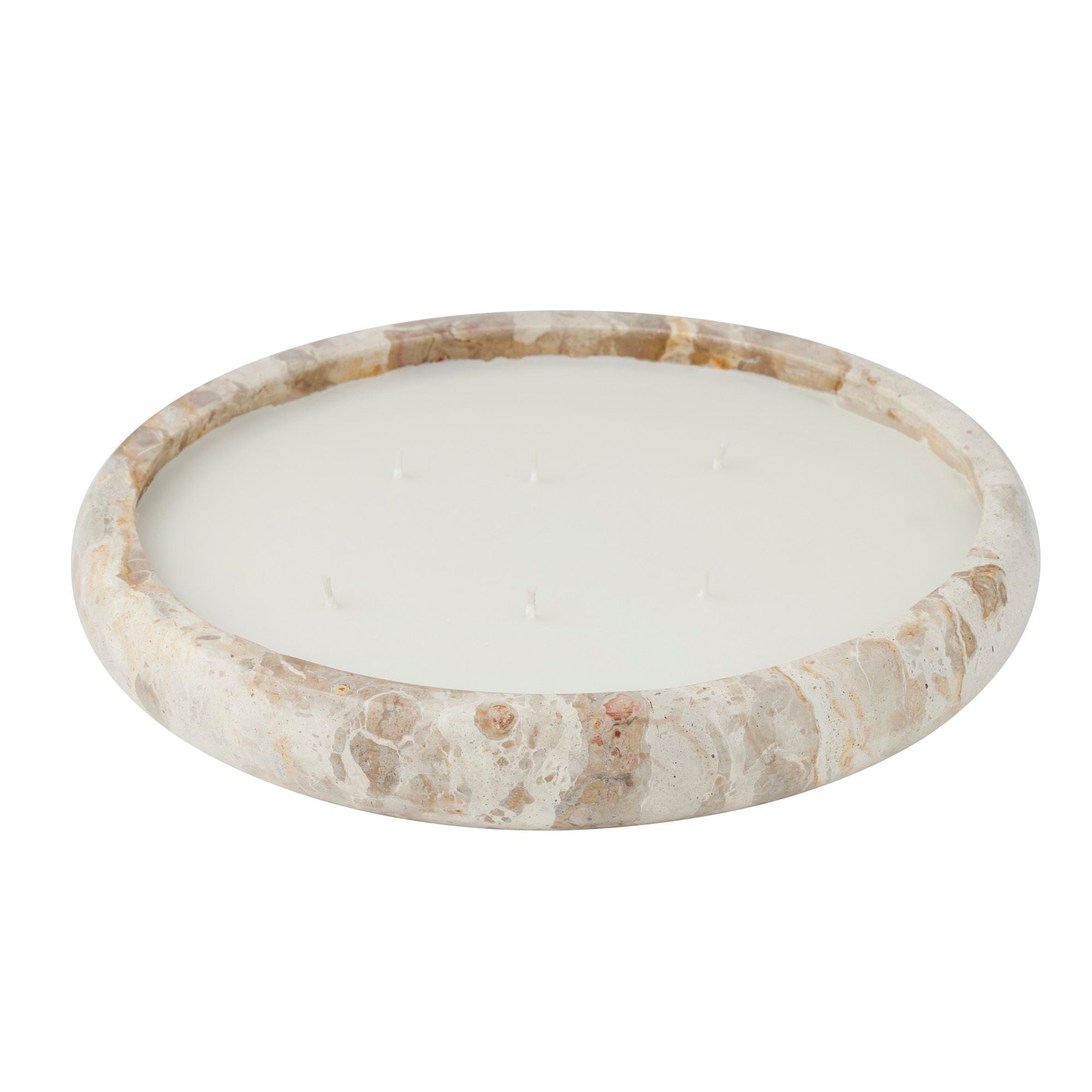 Coast To Coast Sarang Marble Candle Bowl Lotus