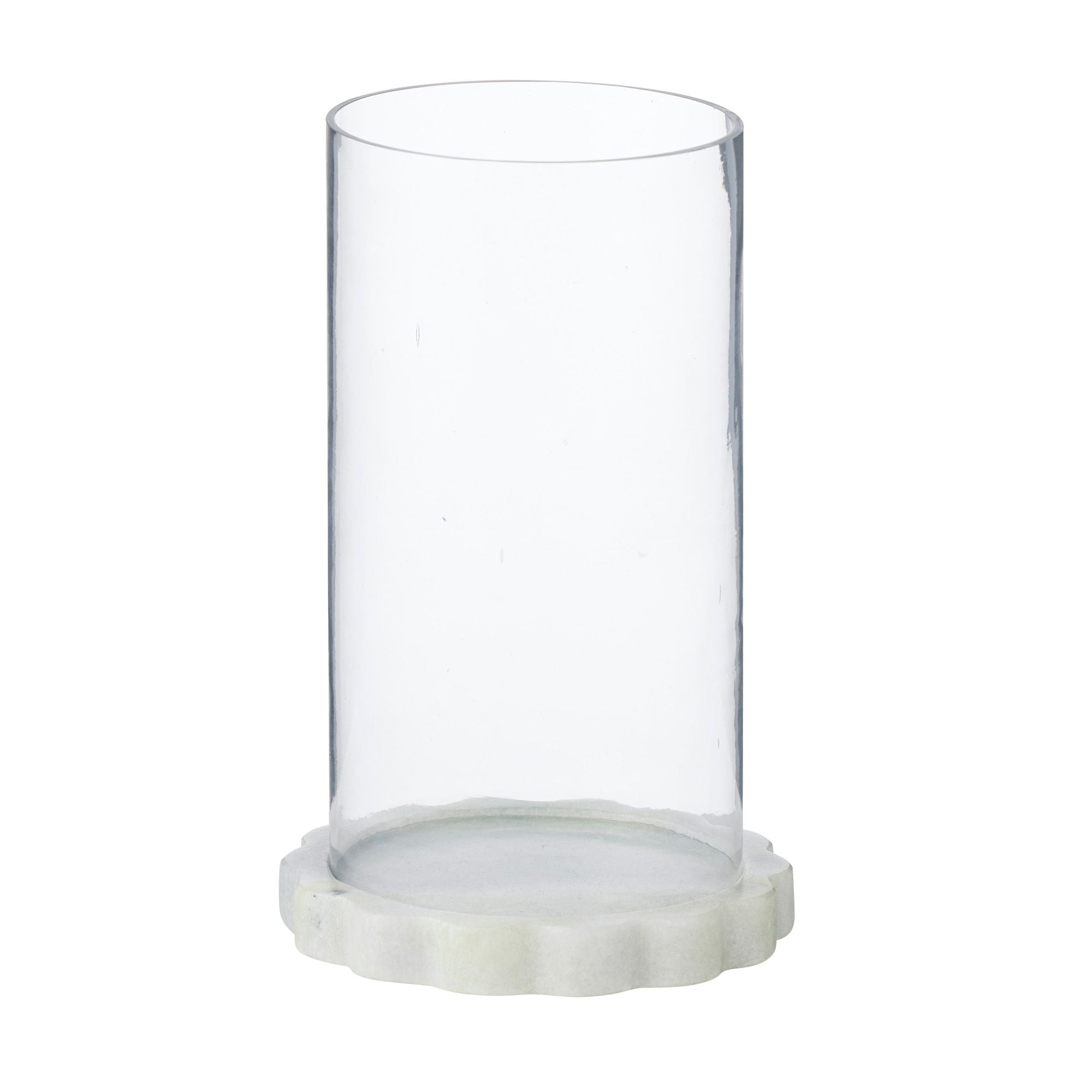 Coast To Coast Petalo Marble/Glass Hurricane