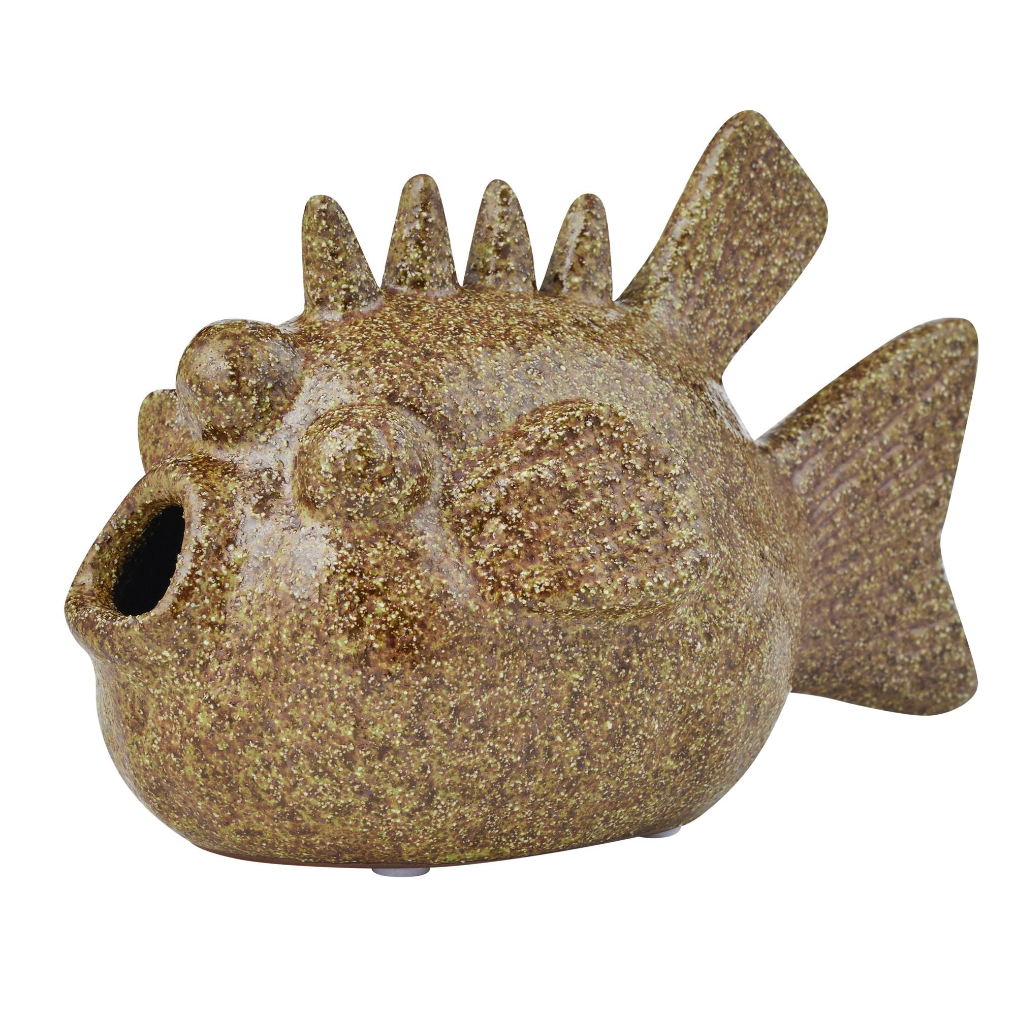 Coast To Coast Arafura Ceramic Sculpture Olive