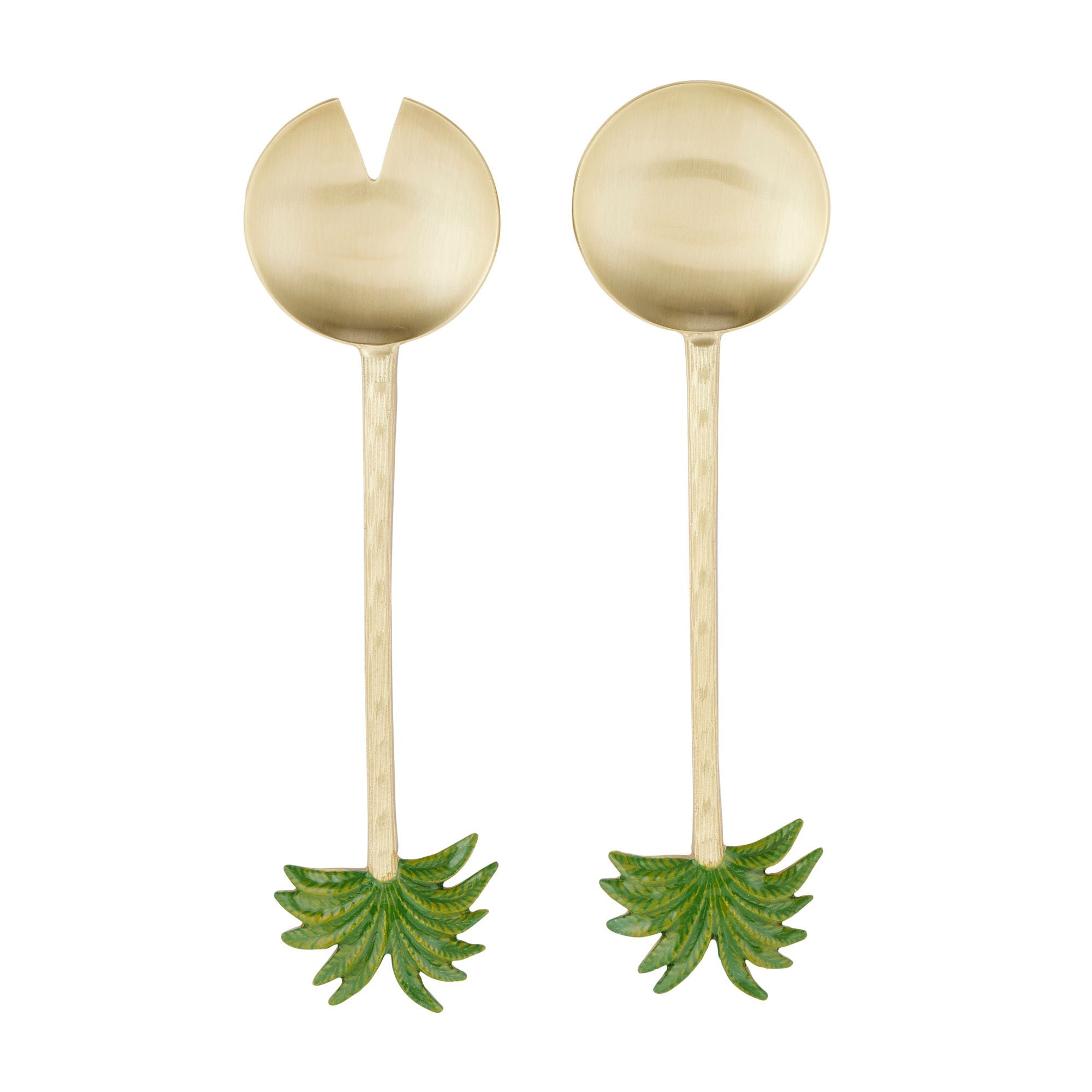 Assemble Areca Set of 2 Stainless Steel Salad Servers