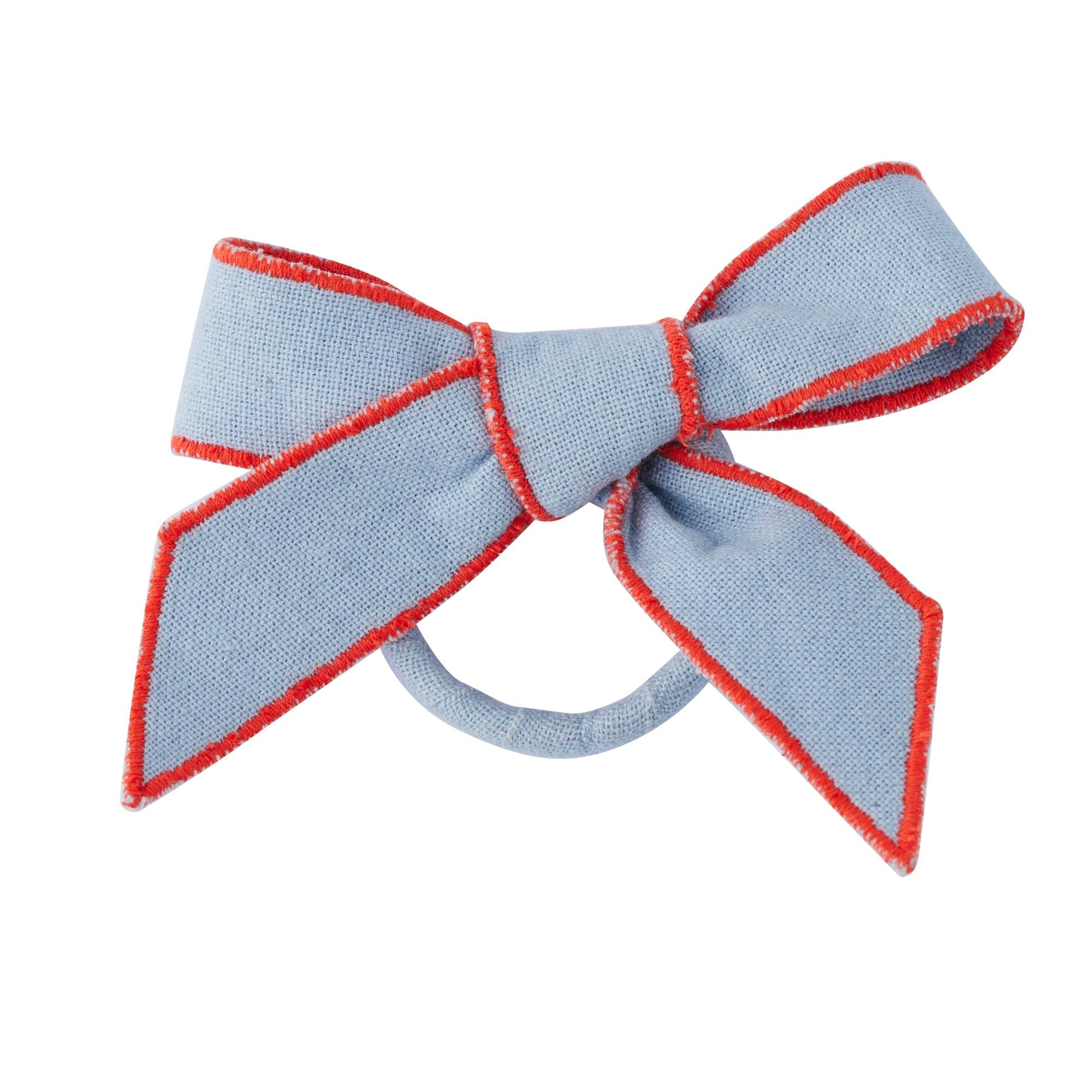Assemble Milla Bow Napkin Ring Sky/Red