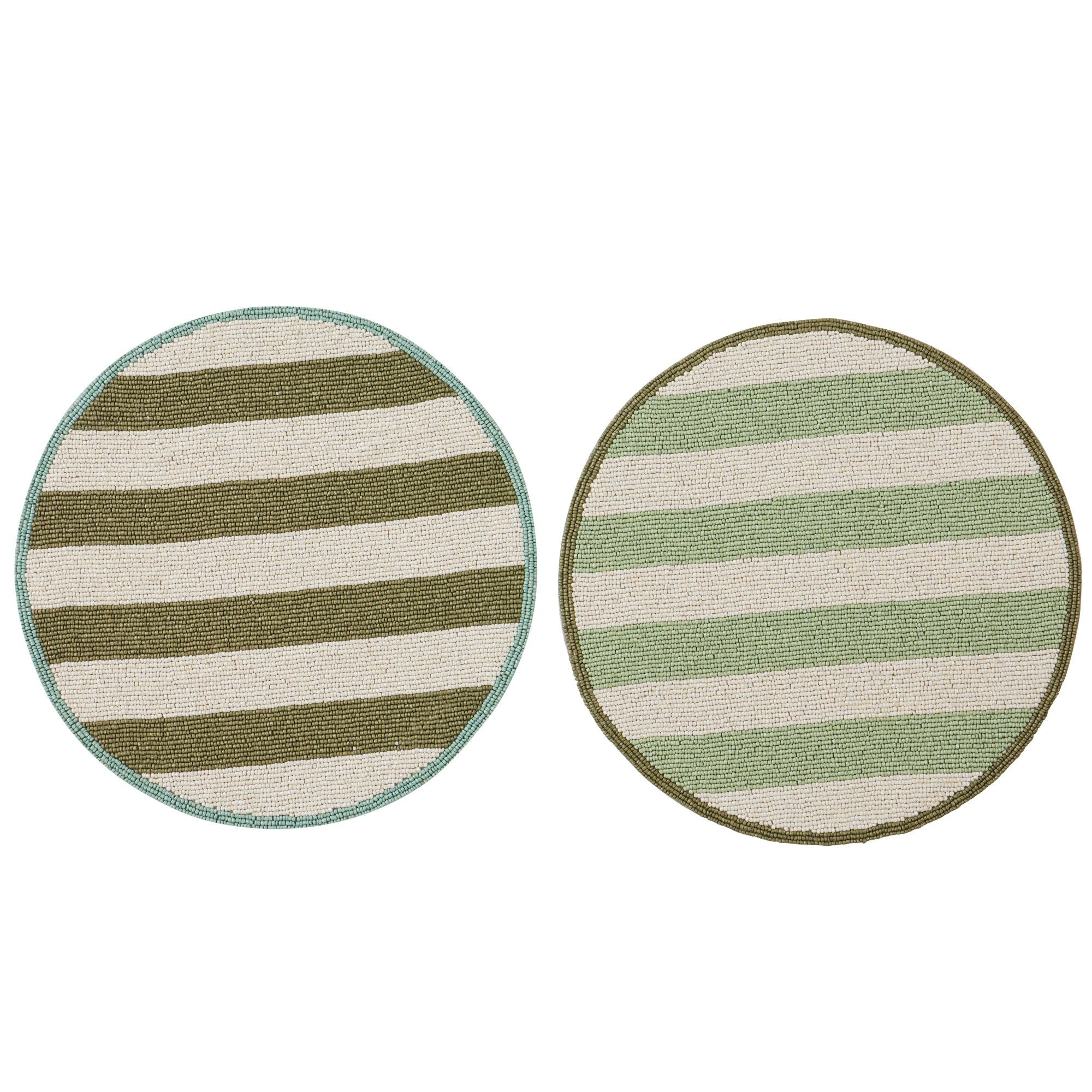 Assemble Gimlet Beaded Placemat 2 Assorted