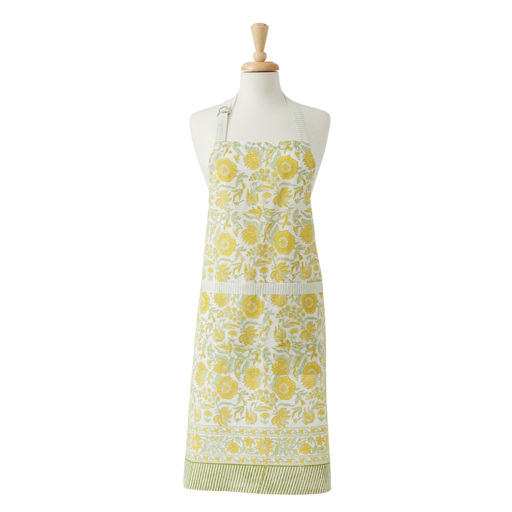 Coast To Coast Marigold Cotton Block Apron