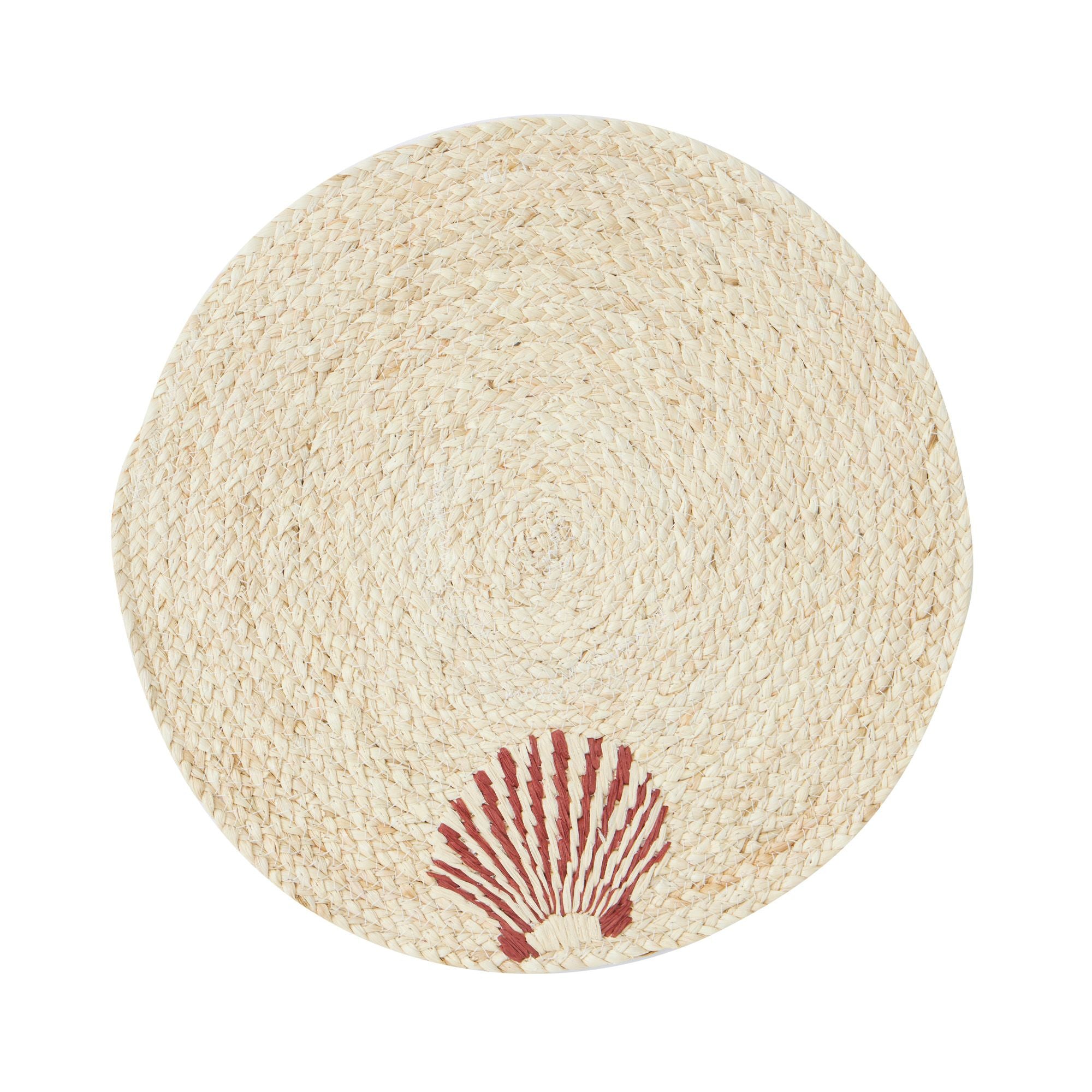 Assemble Concha Husk Placemat Natural/Russet