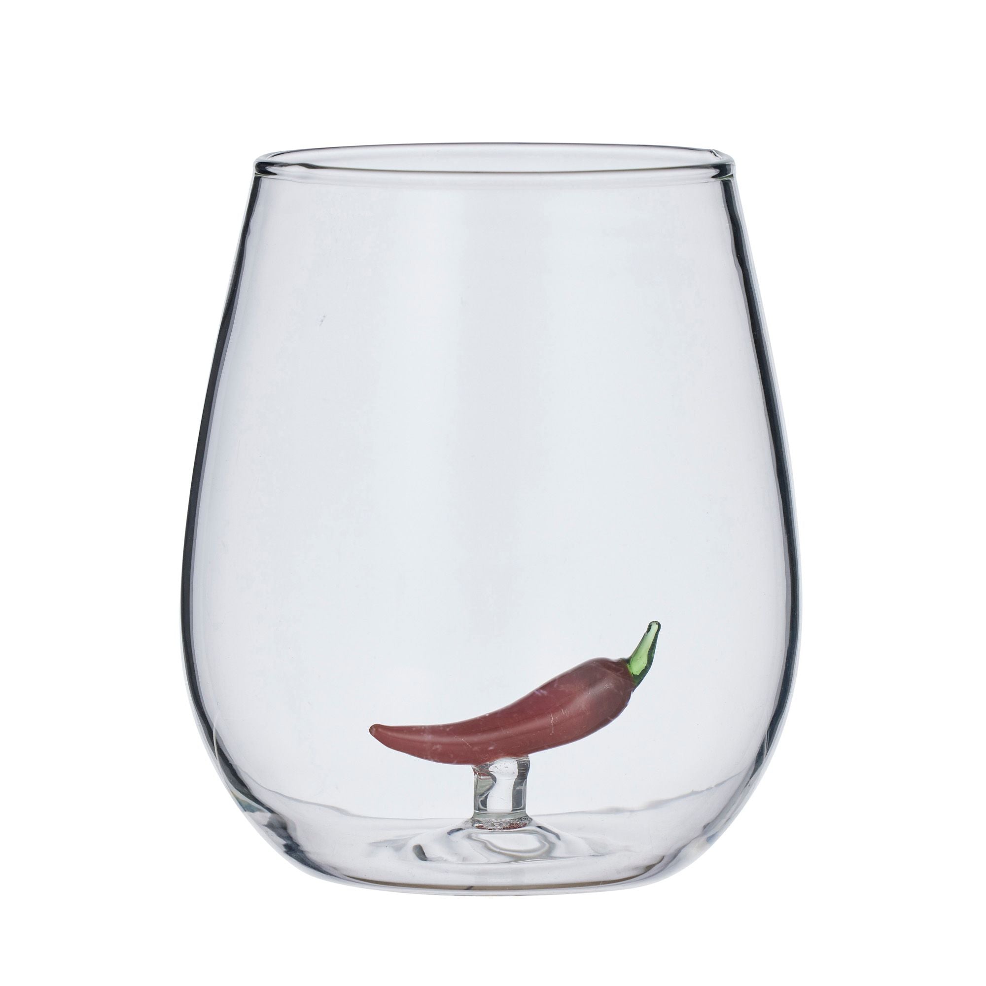 Assemble Chilli Glass Tumbler
