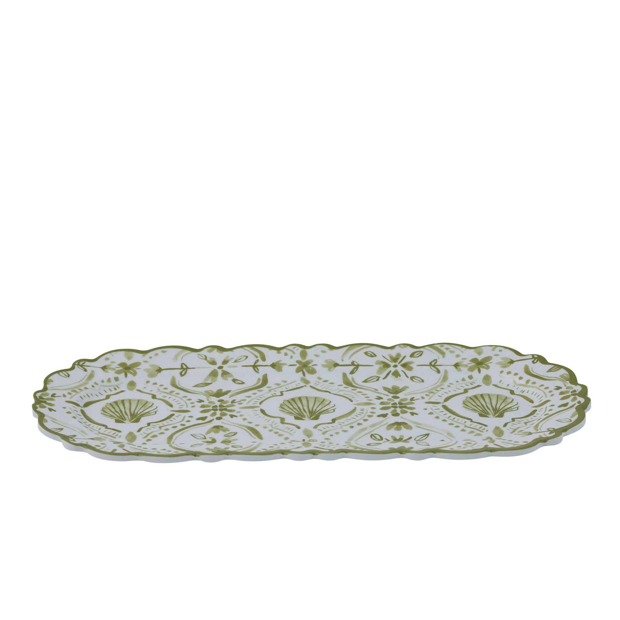 Assemble Costiera Melamine Platter 38x17cm Olive