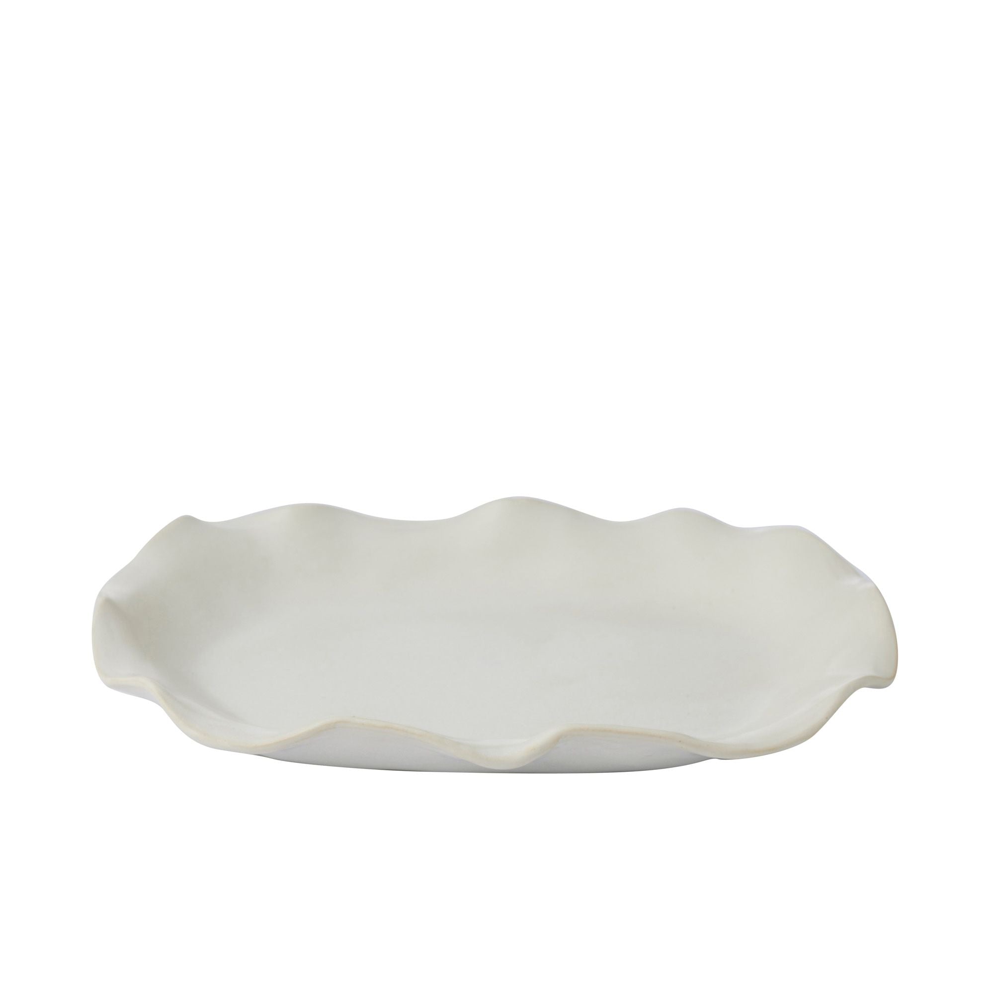 Assemble Verity Ceramic Platter 18x24cm Natural