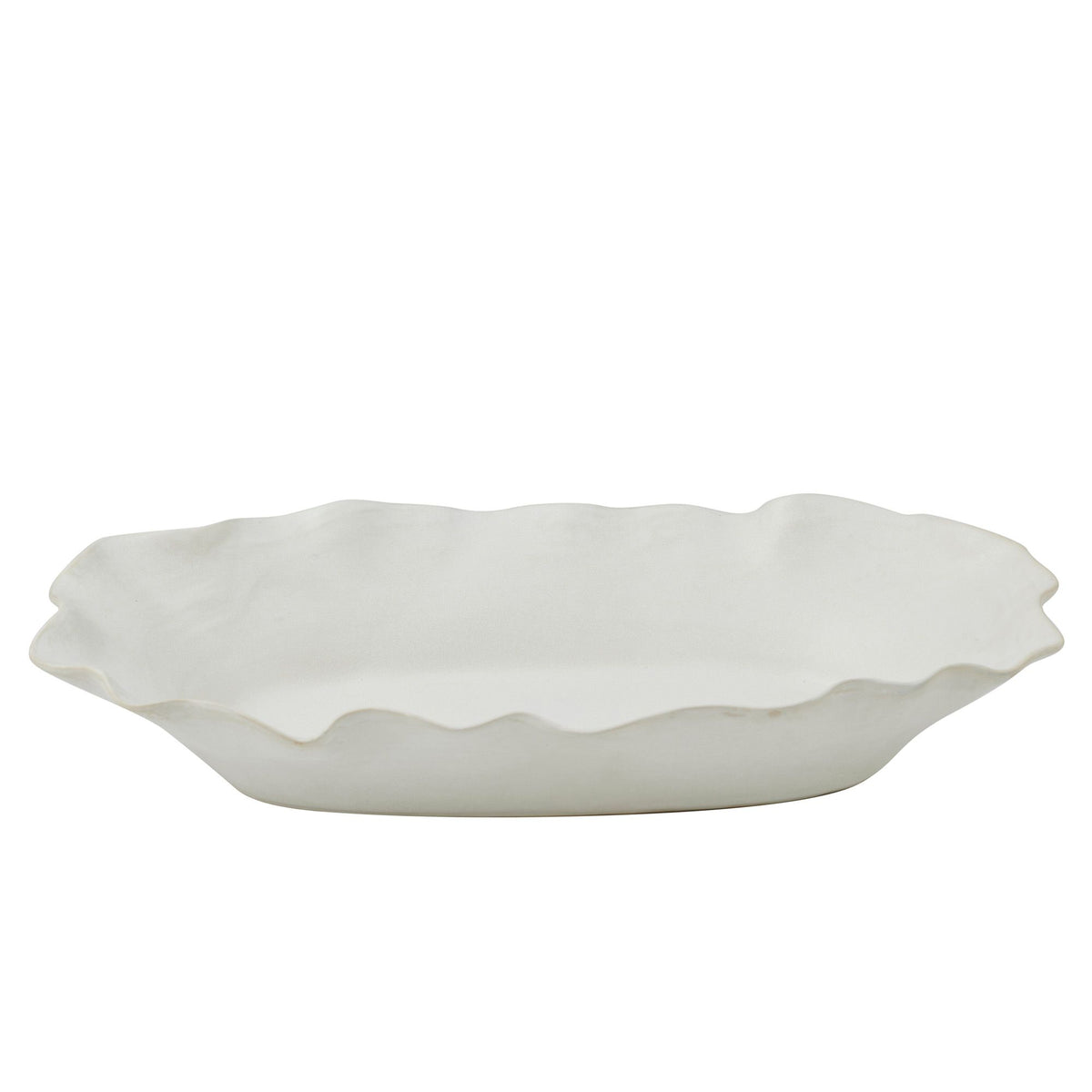Assemble Verity Ceramic Shallow Bowl Natural