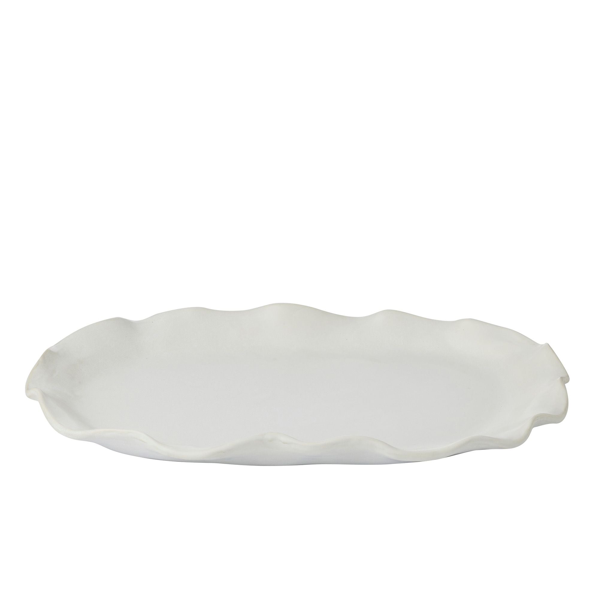 Assemble Verity Ceramic Platter 30x45cm Natural