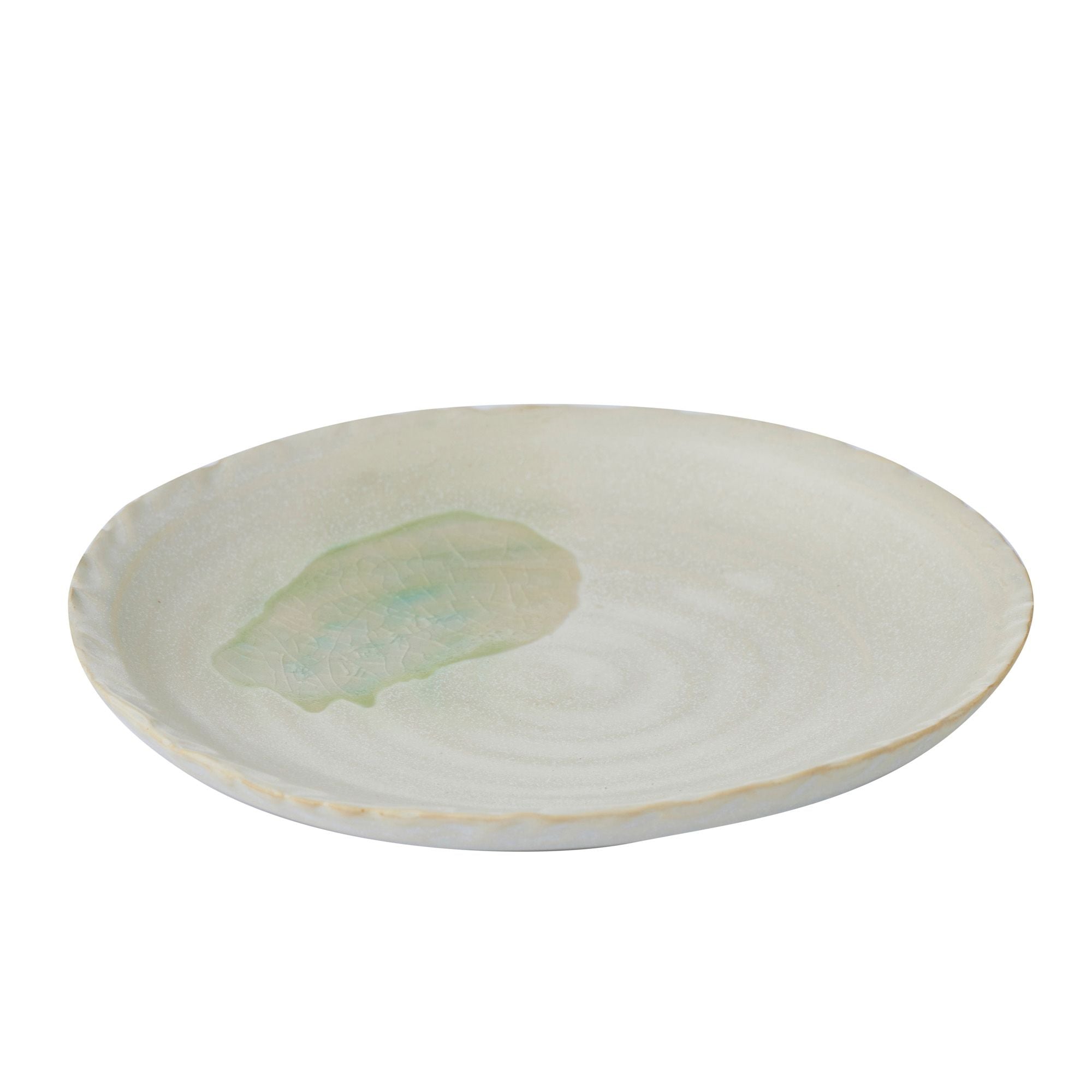 Assemble Vert Ceramic Plate Natural/Green