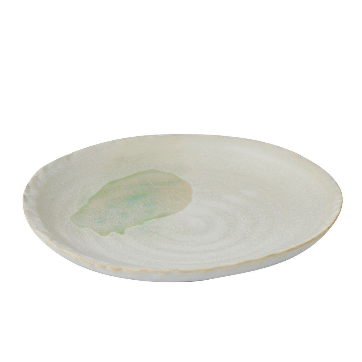 Assemble Vert Ceramic Plate Natural/Green