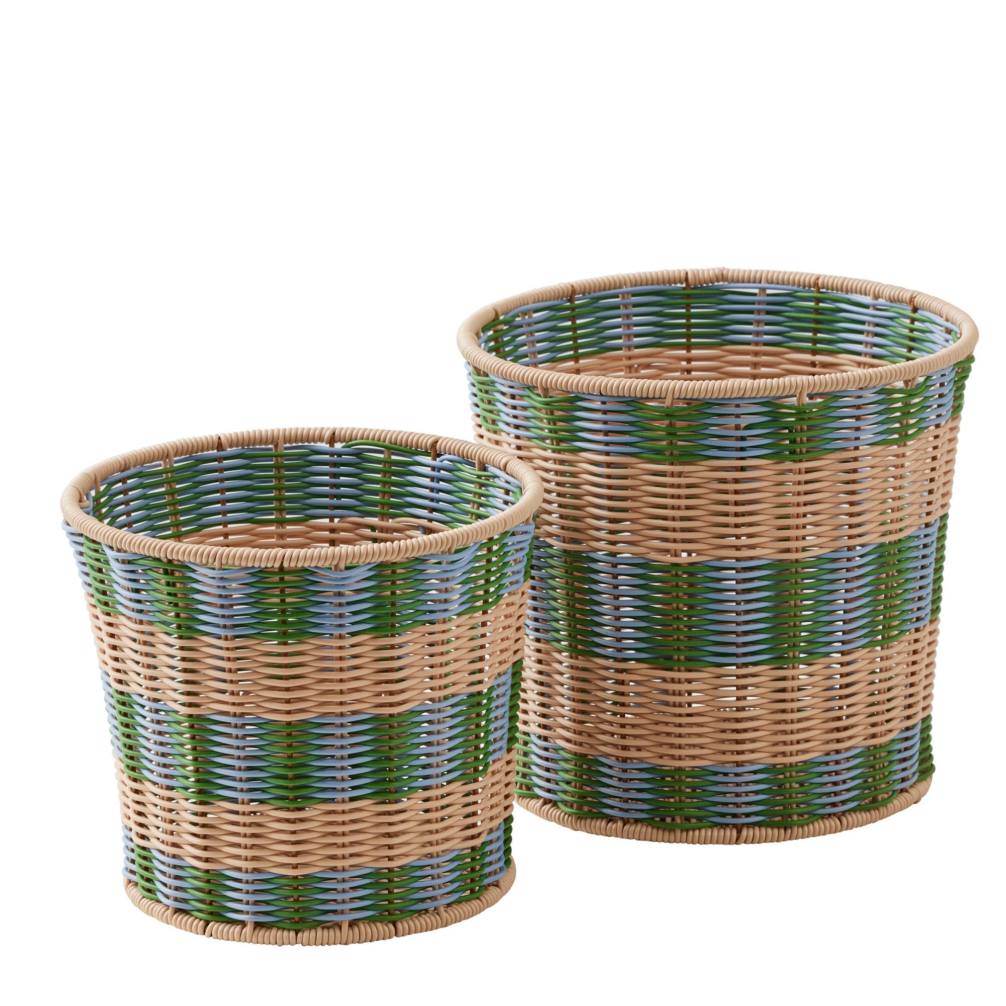 Assemble Padua Set of 2 PP Woven Baskets