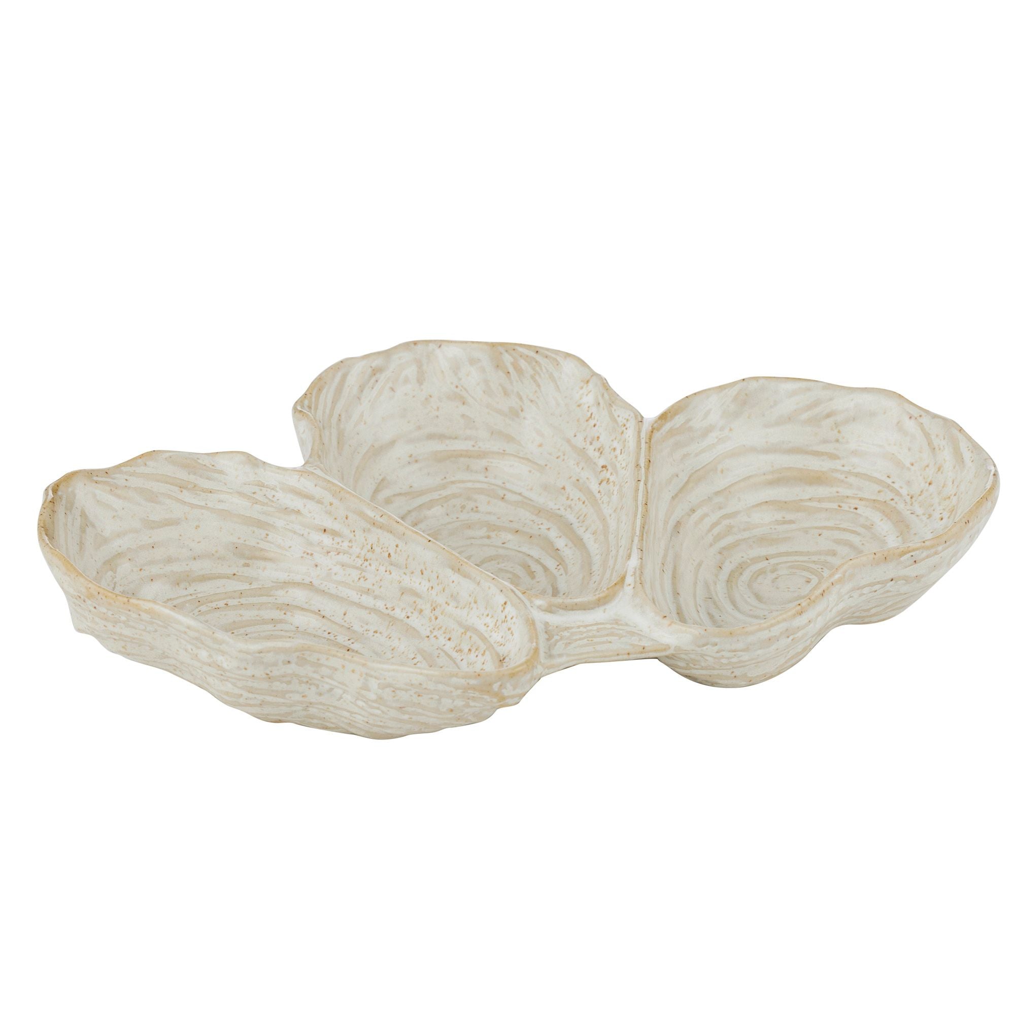 Assemble Pacific Ceramic Dish 26.5x19x5cm Natural
