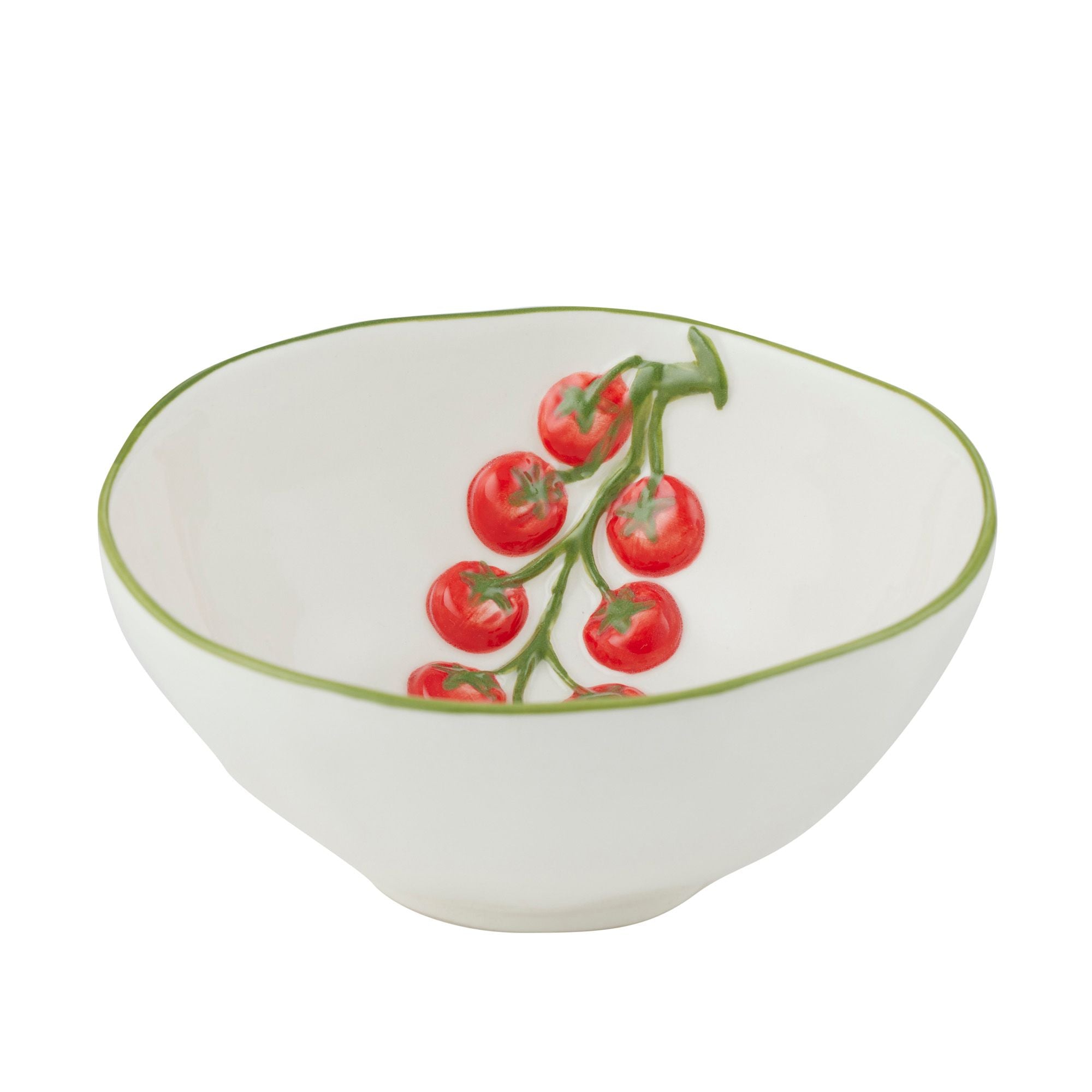 Assemble Pomodoro Ceramic Bowl 13x12x6cm Red/Green