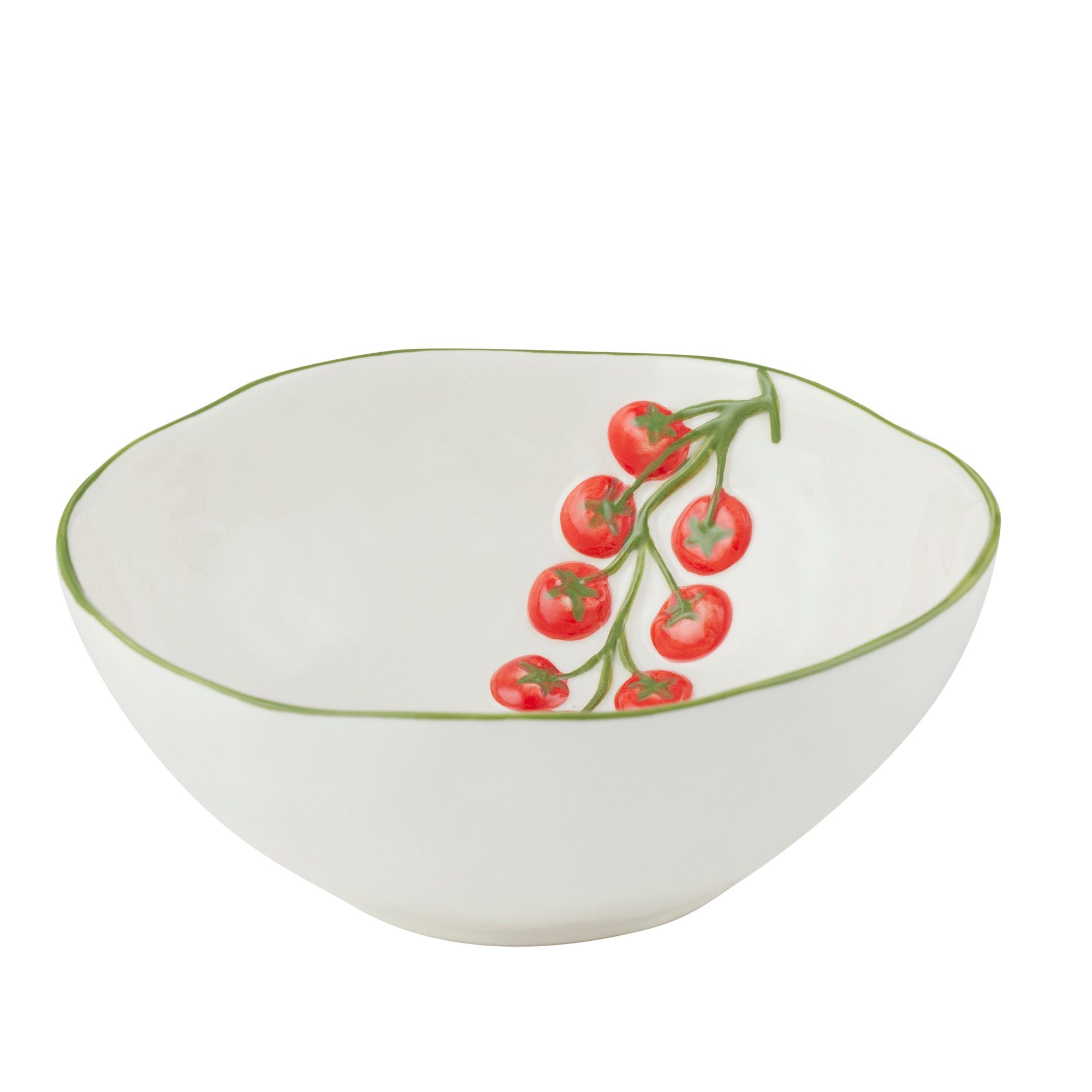 Assemble Pomodoro Ceramic Bowl 17.5x7cm Red/Green