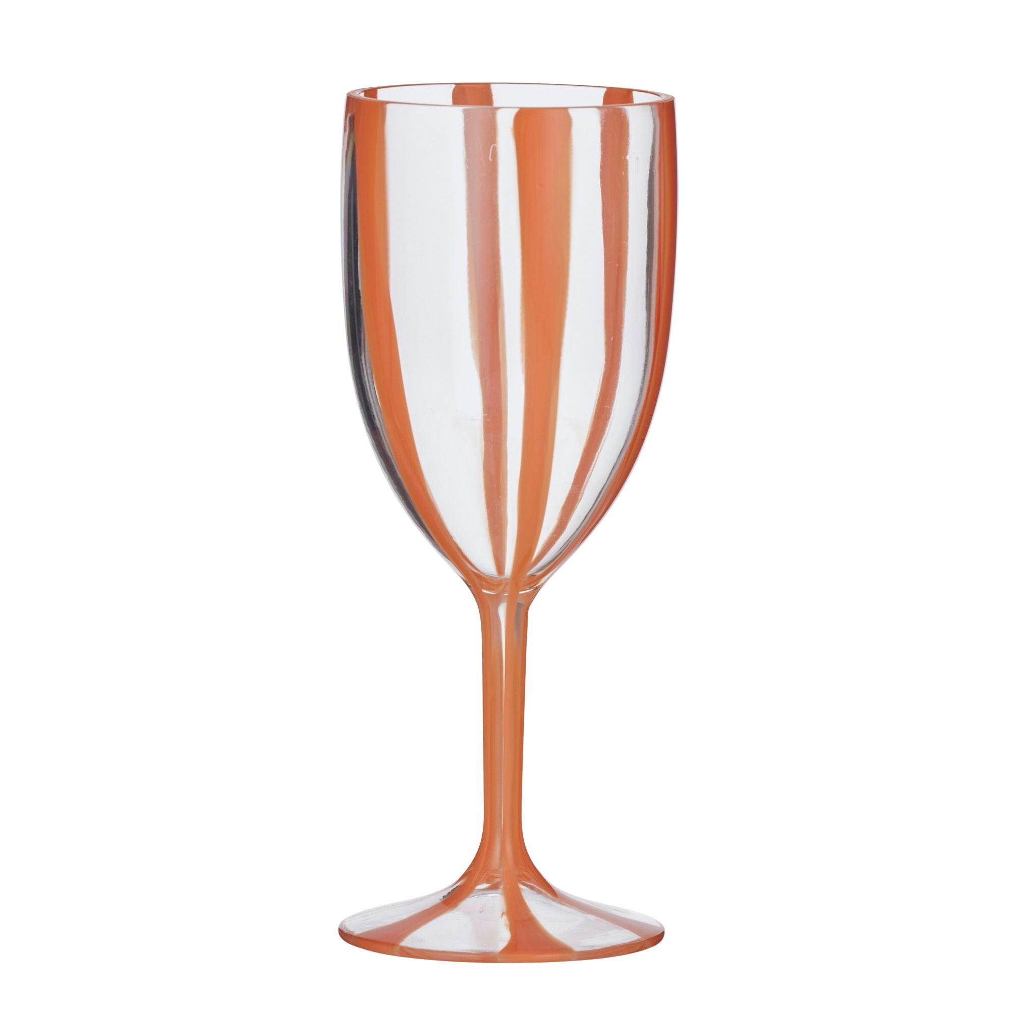 Assemble Cabana Acrylic Wine Glass Papaya