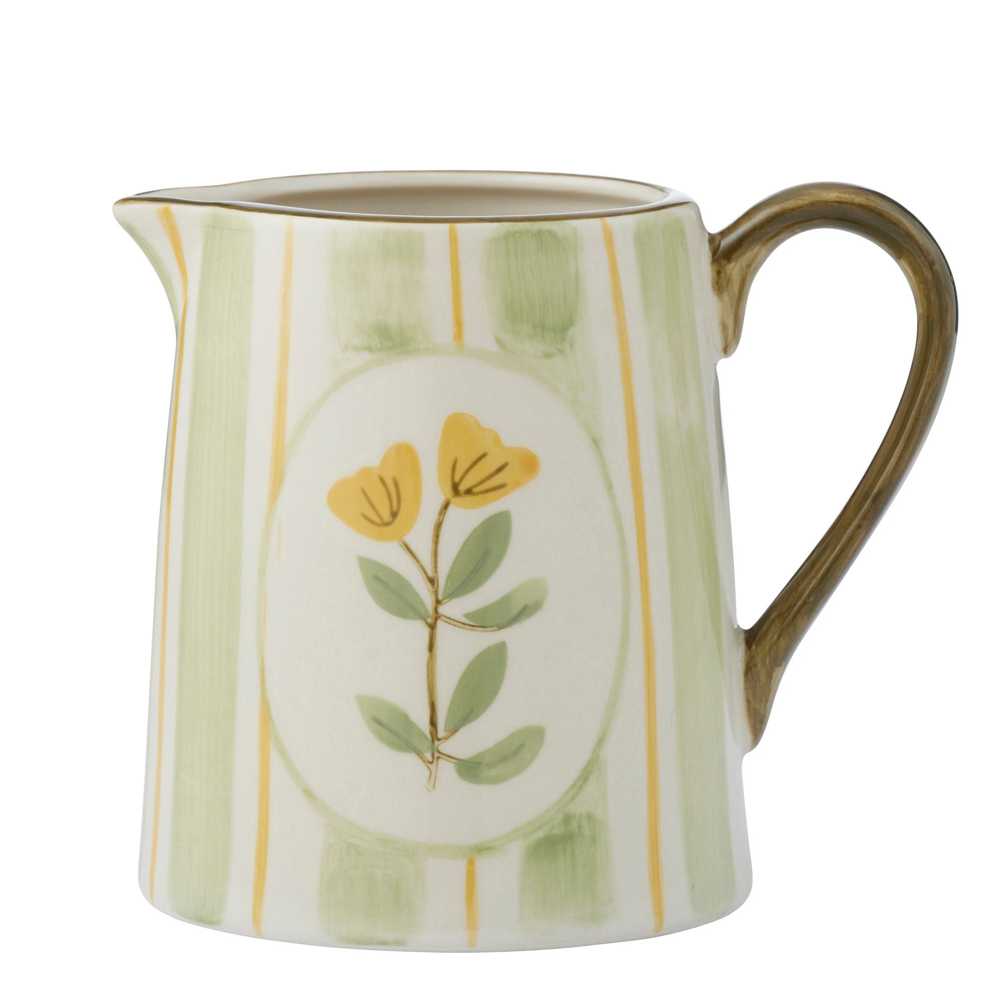 Assemble Gwen Ceramic Jug Green/Yellow