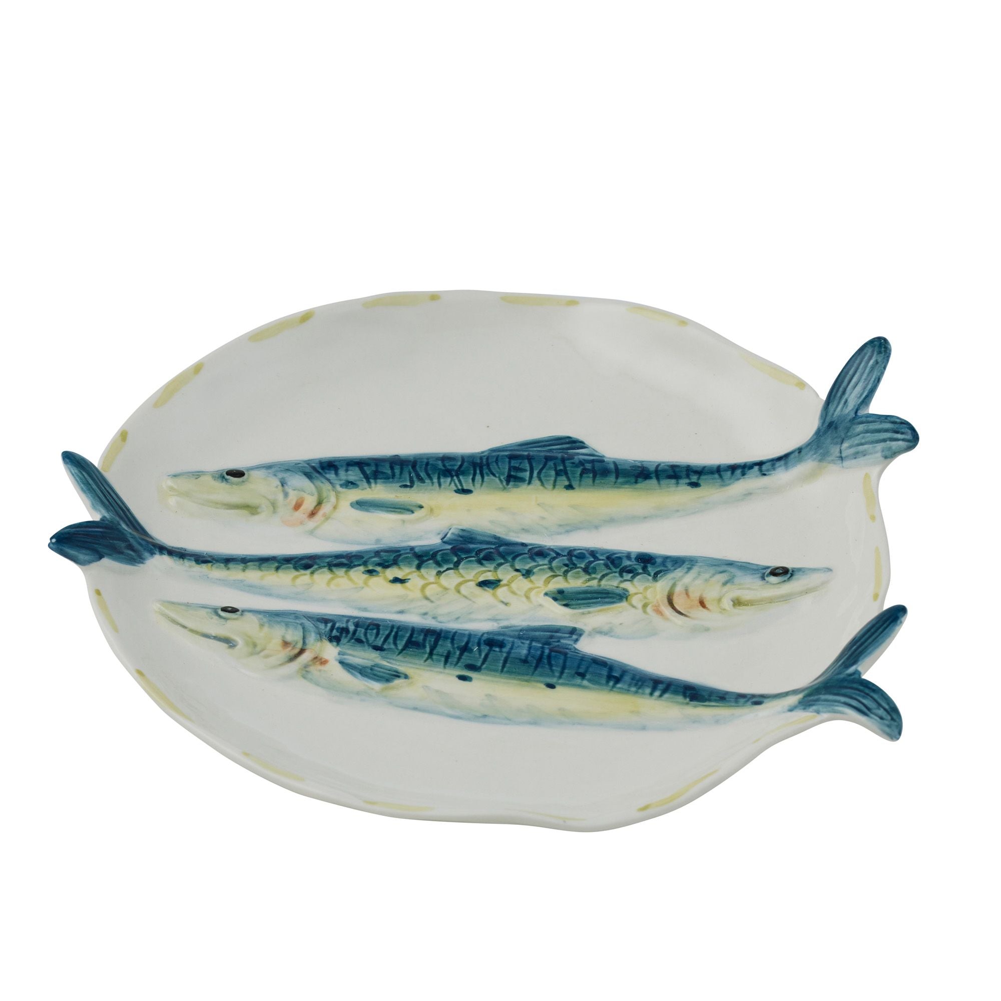 Assemble Azur Round Ceramic Plate