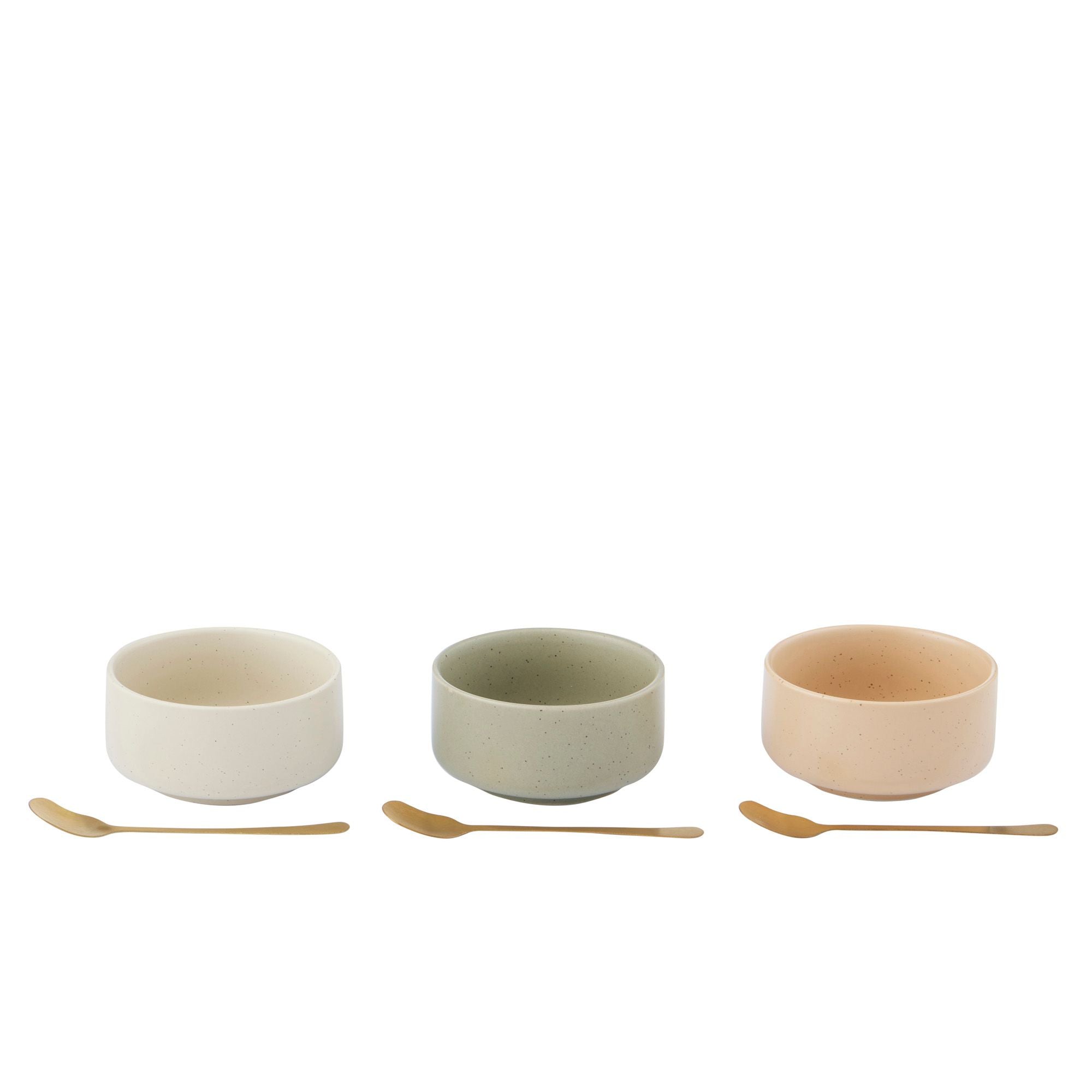 Assemble Dawn 2pc Bowl with Spoon 3 Assorted