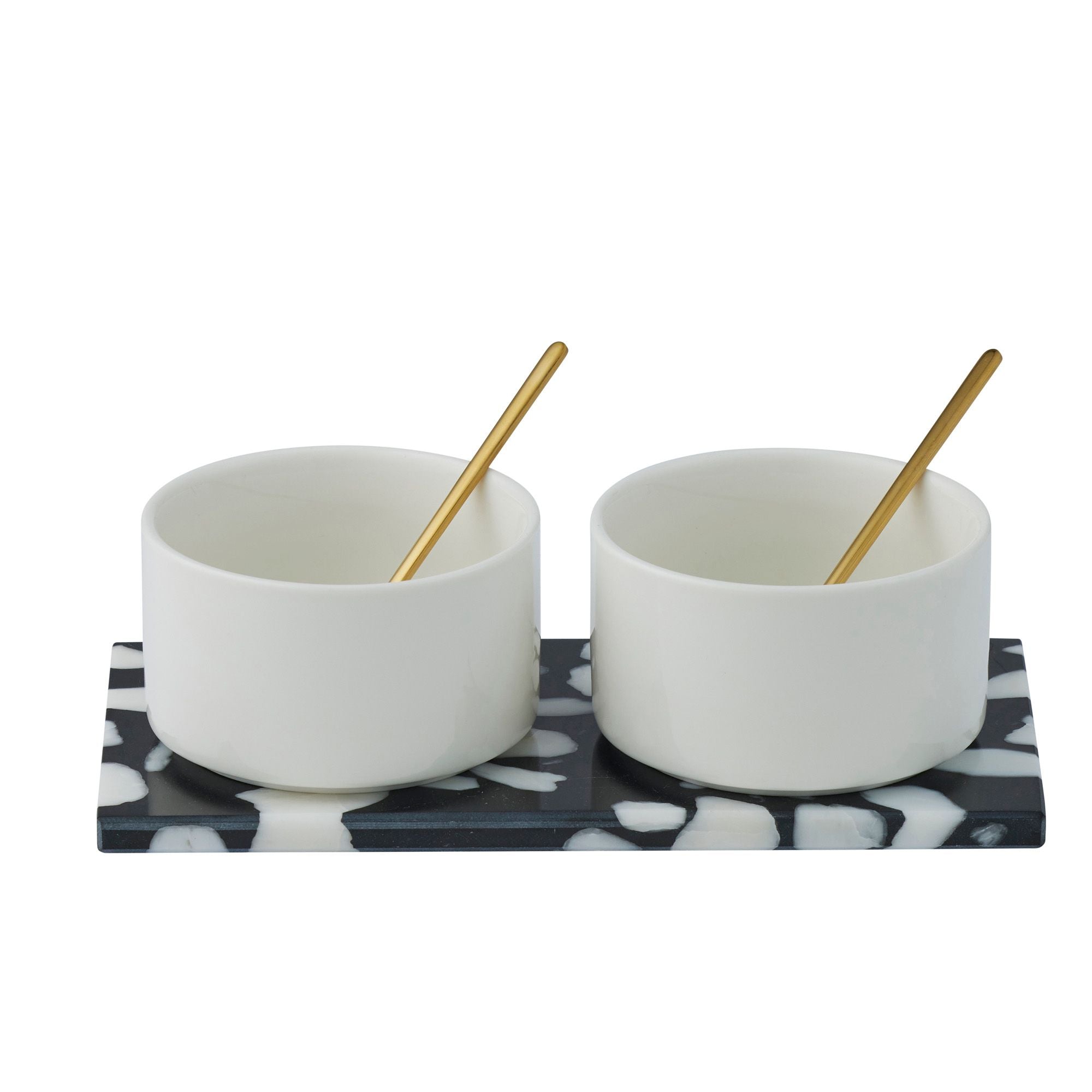 Assemble Hide 5pc Terrazzo Set Black/Wh