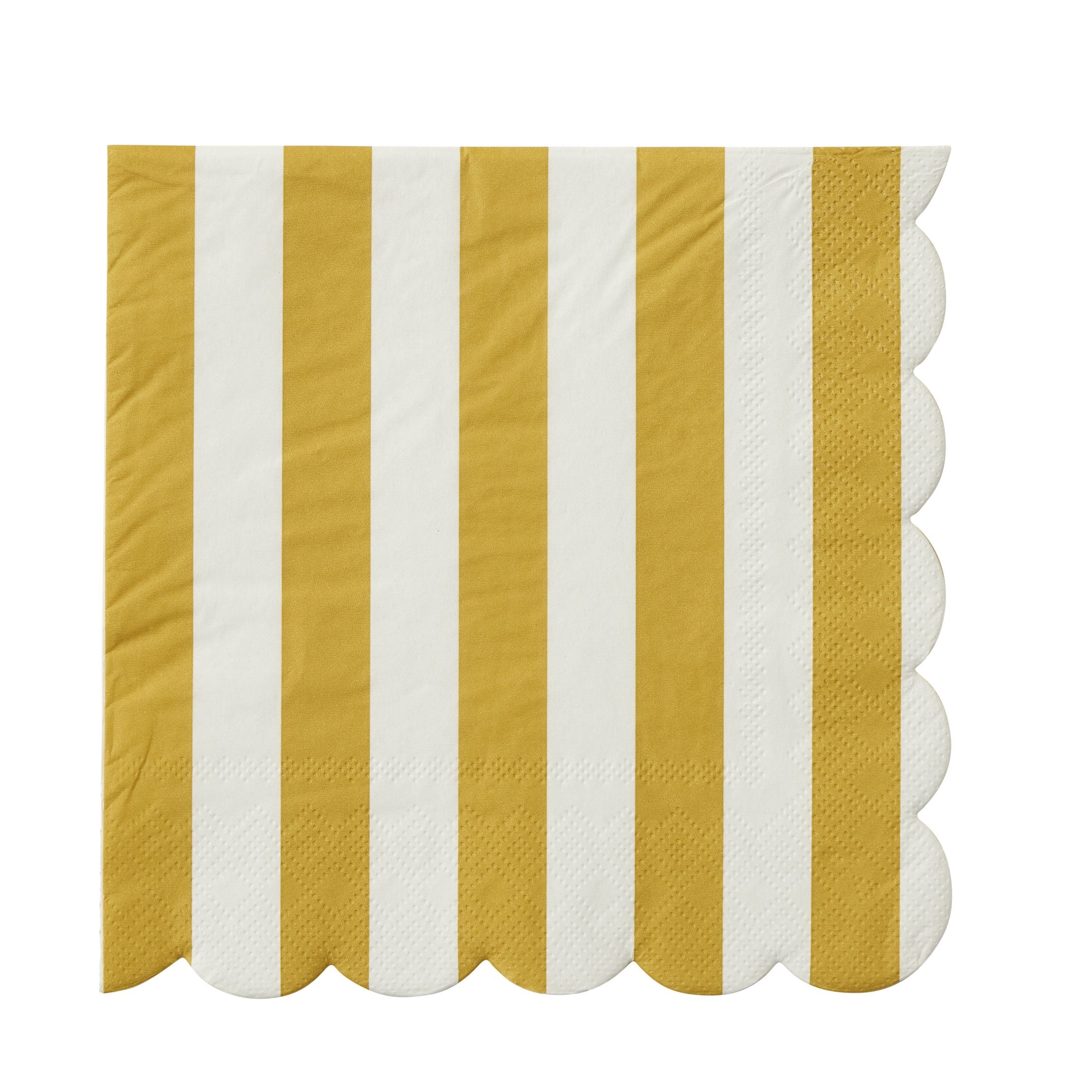 Assemble Carnival 20pk 3 Ply Napkin Mustard