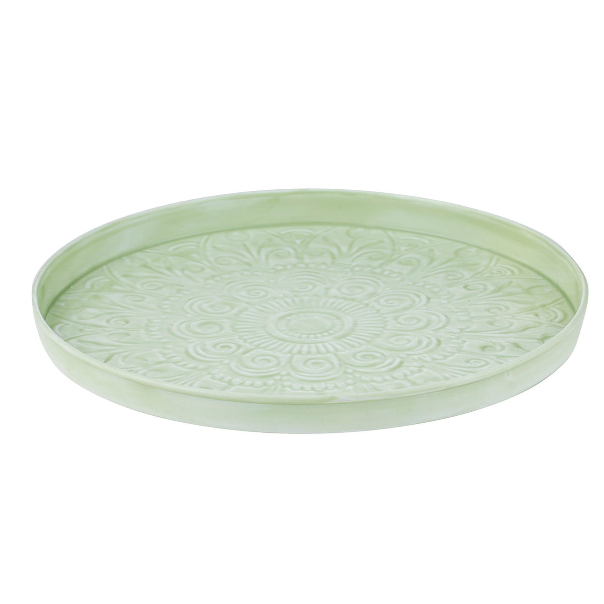 Assemble Tavishi Metal Tray Jade Green