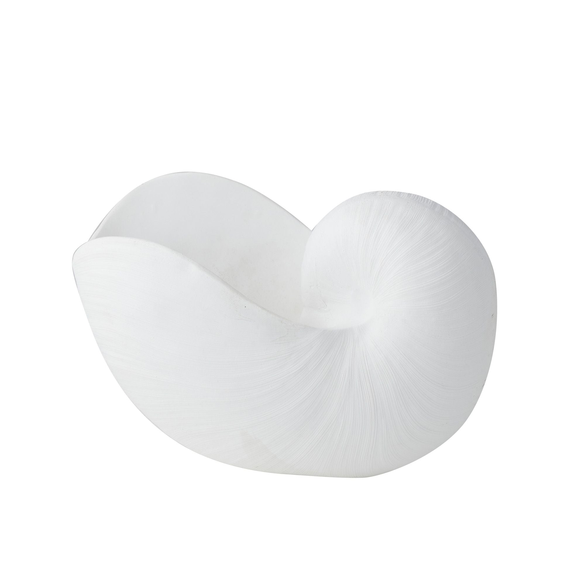 Coast To Coast Nautilus Resin Shell White