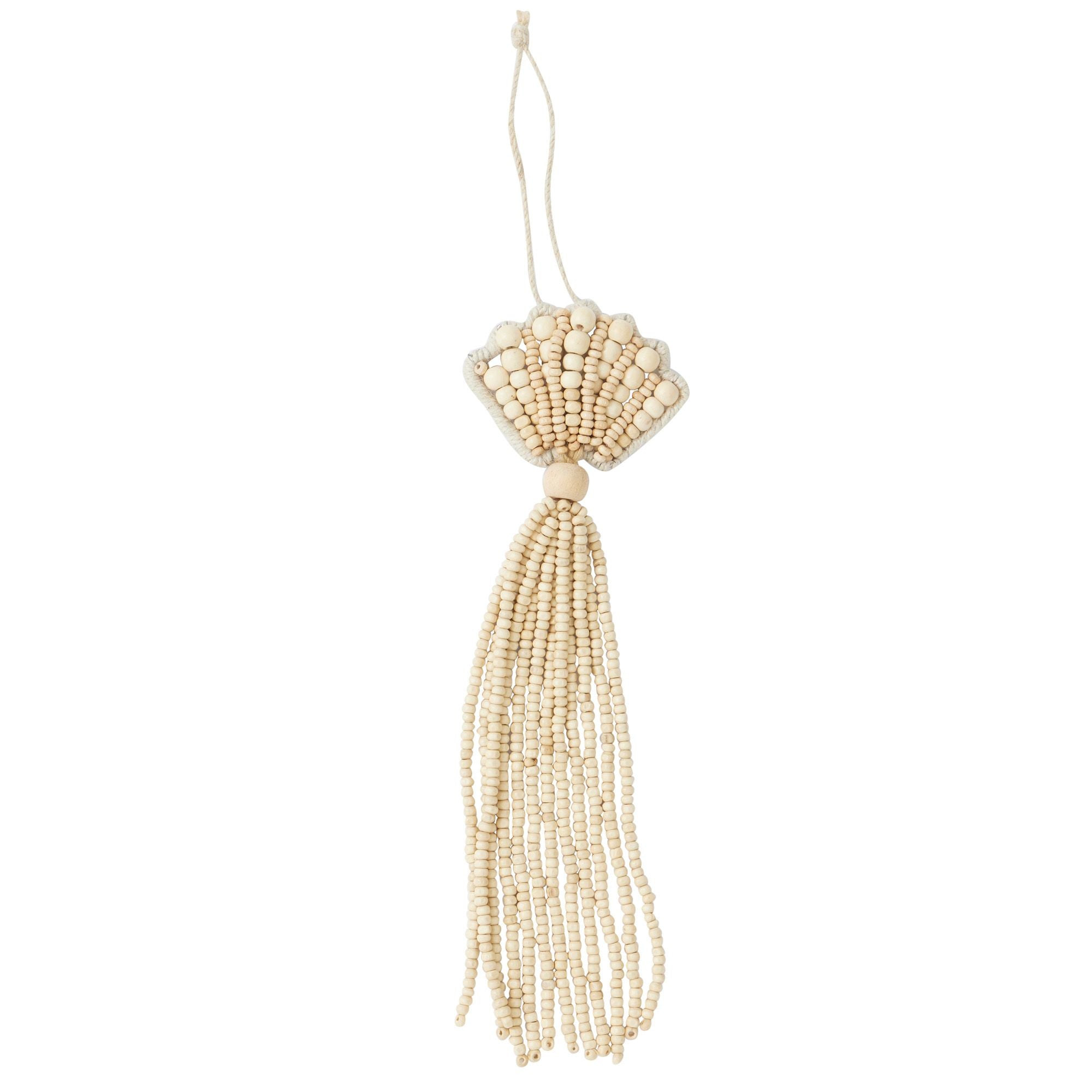 Coast To Coast Almeria Shell/Bead Tassel Natural