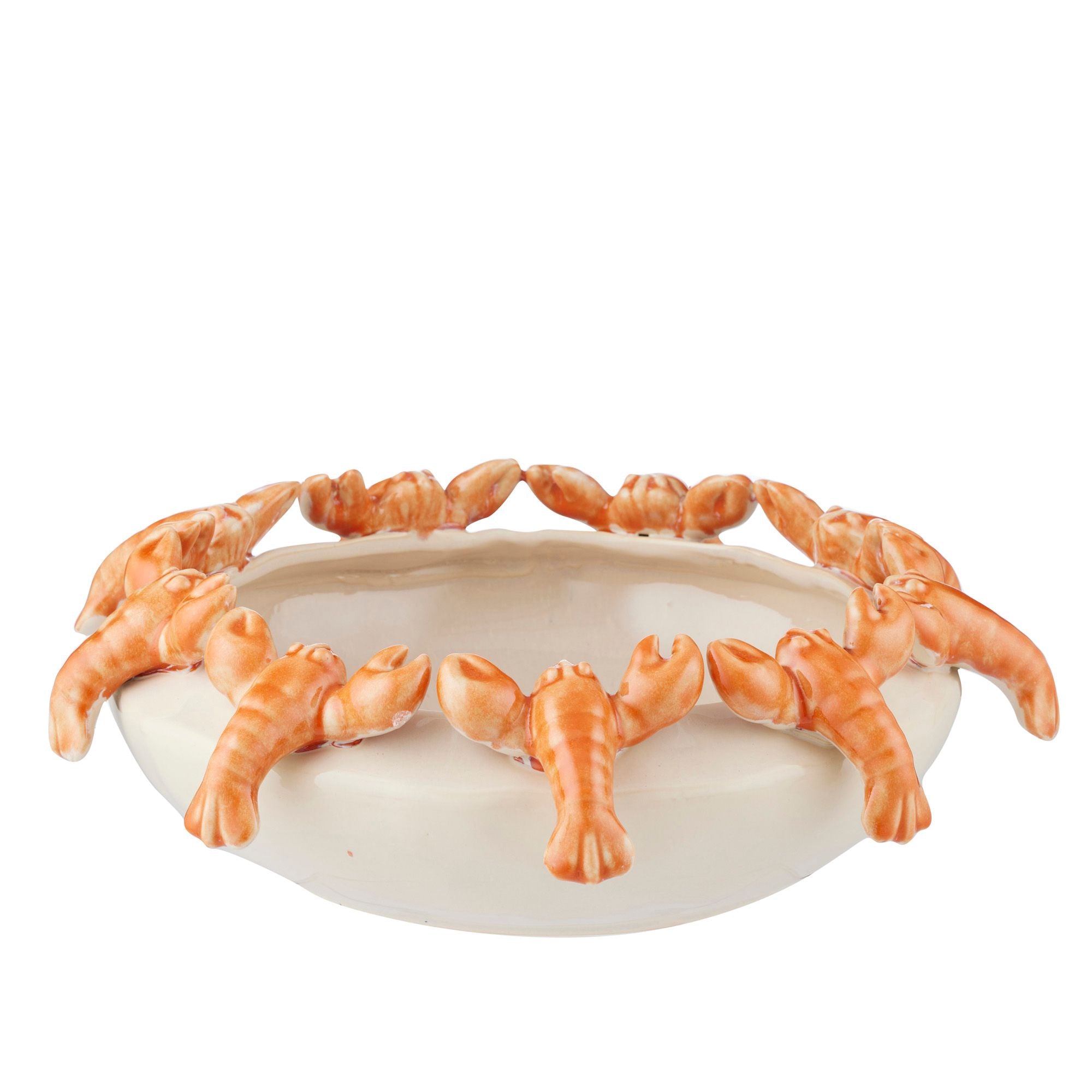 Coast To Coast Aragosta Ceramic Bowl Iv/Tangerine