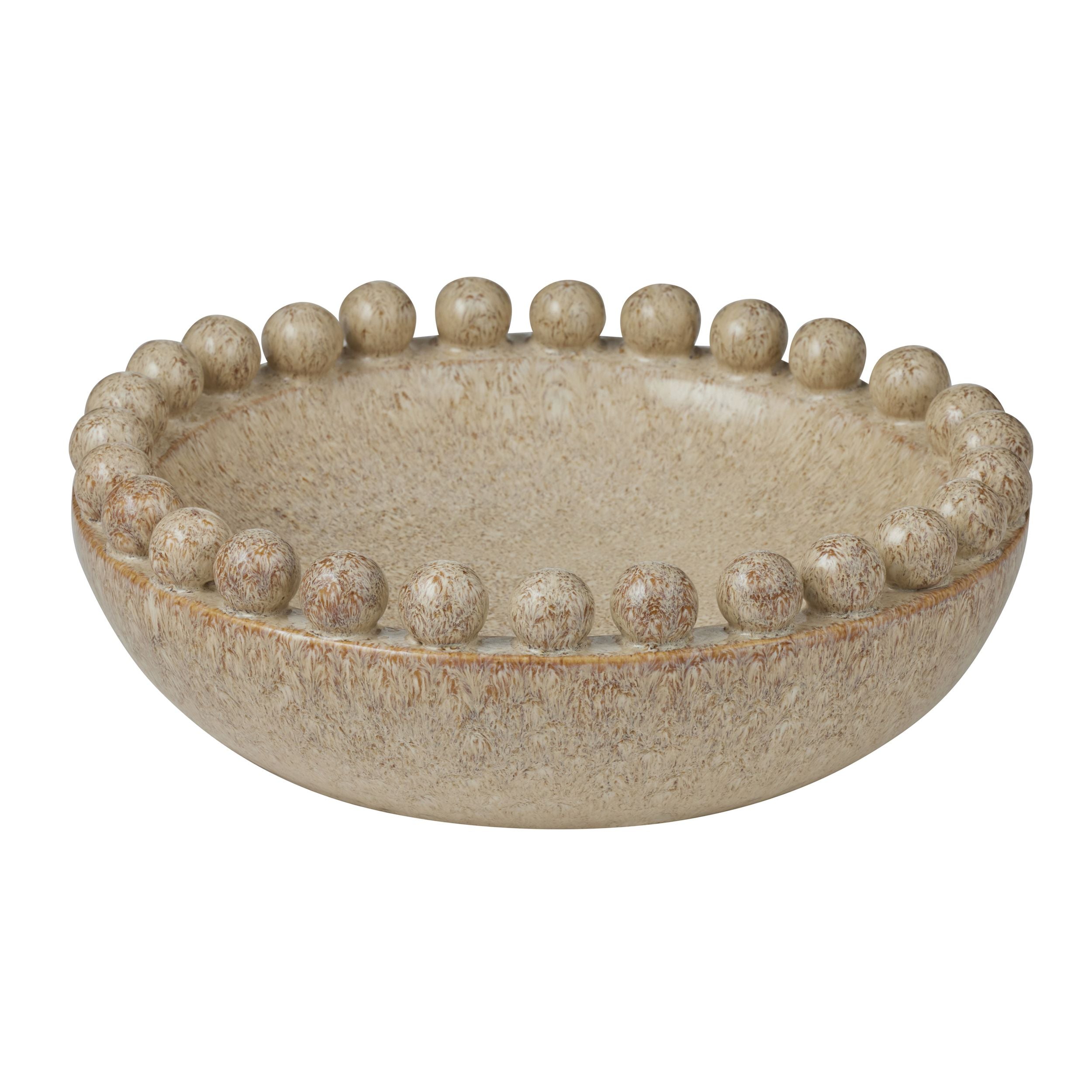 Coast To Coast Pip Ceramic Bowl 31x10cm Ivory