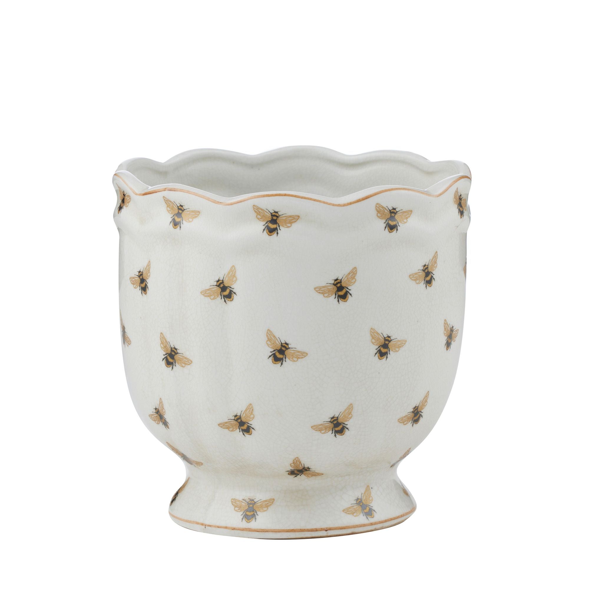 Coast To Coast Apiary Ceramic Pot Gold